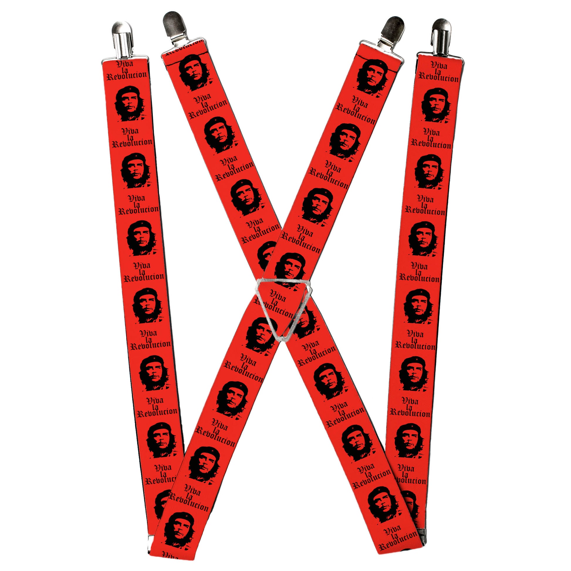 Suspenders - Che Red/Black Suspenders Buckle-Down