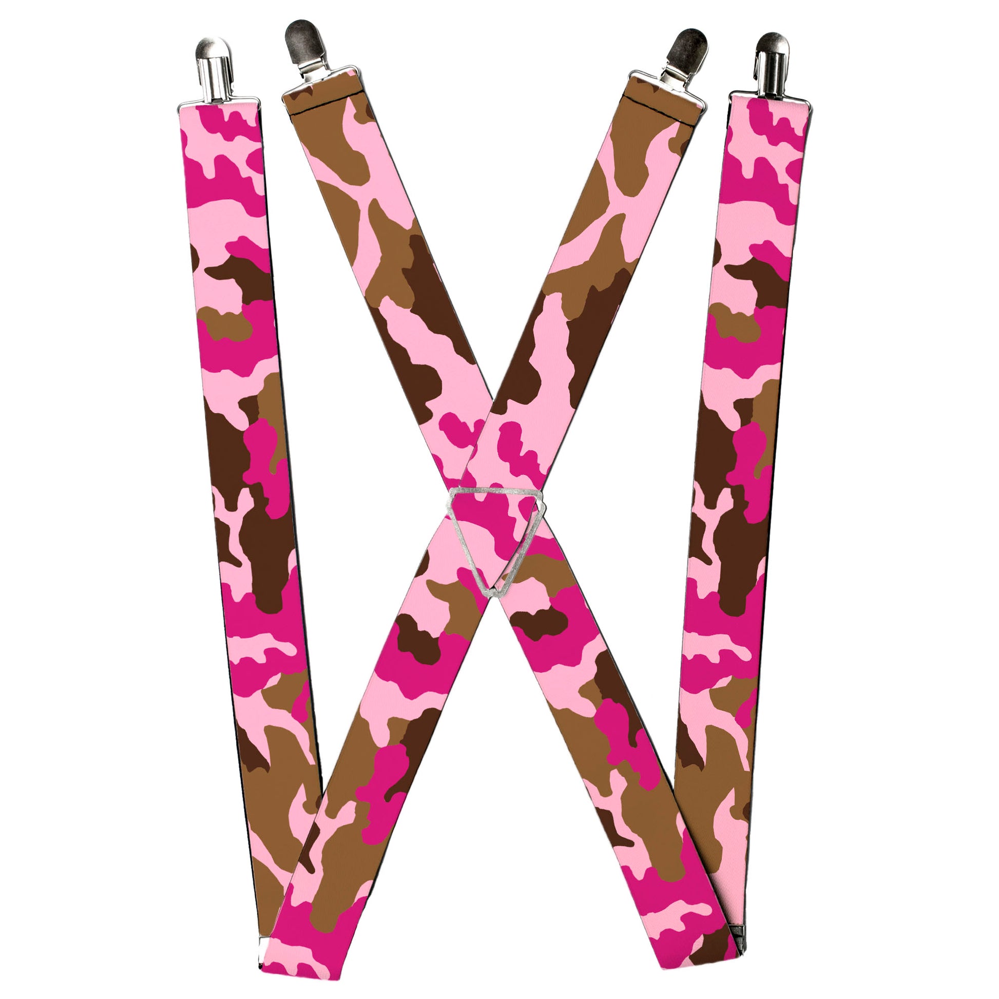 Suspenders - Camo Pink Suspenders Buckle-Down
