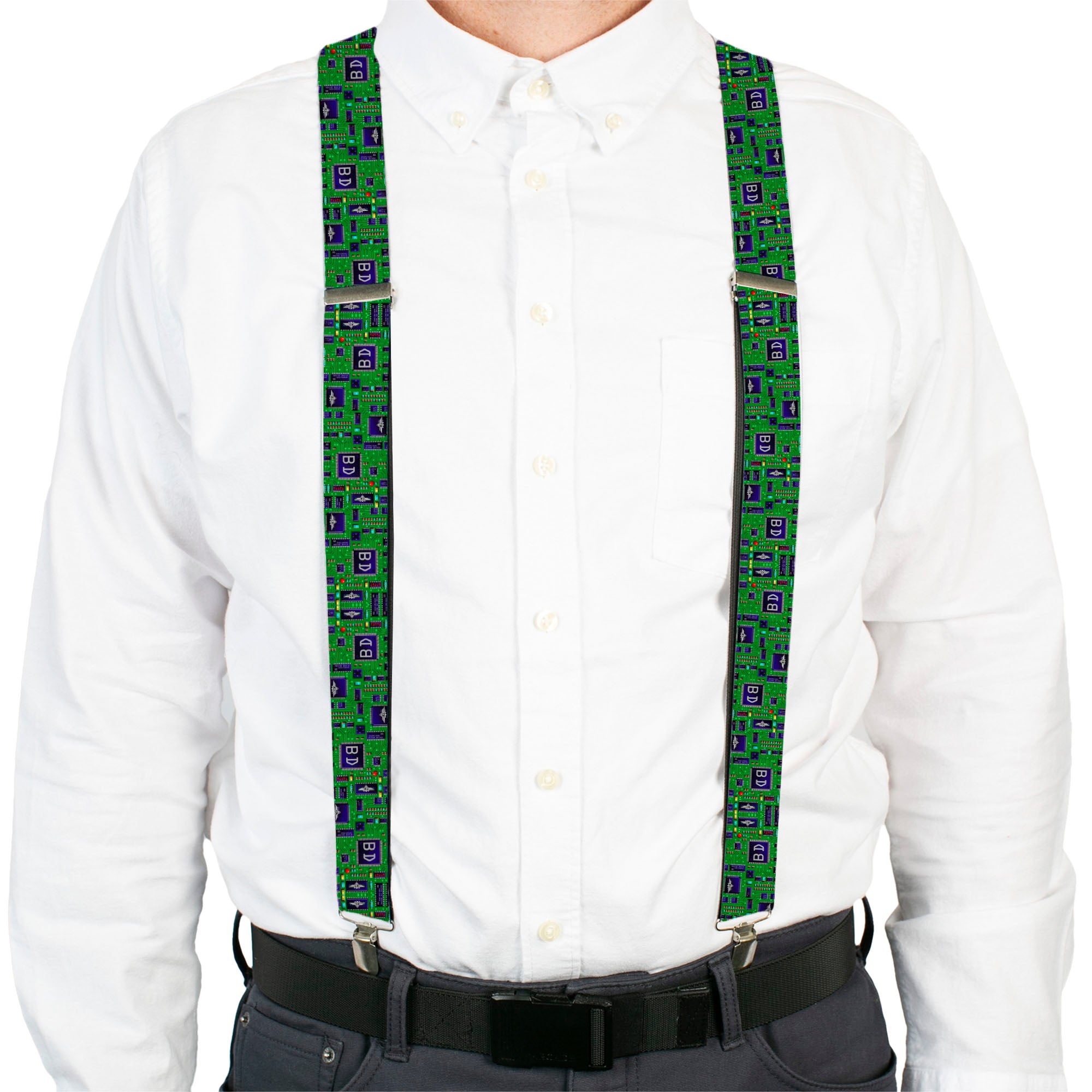 Suspenders - Circuit Board Suspenders Buckle-Down