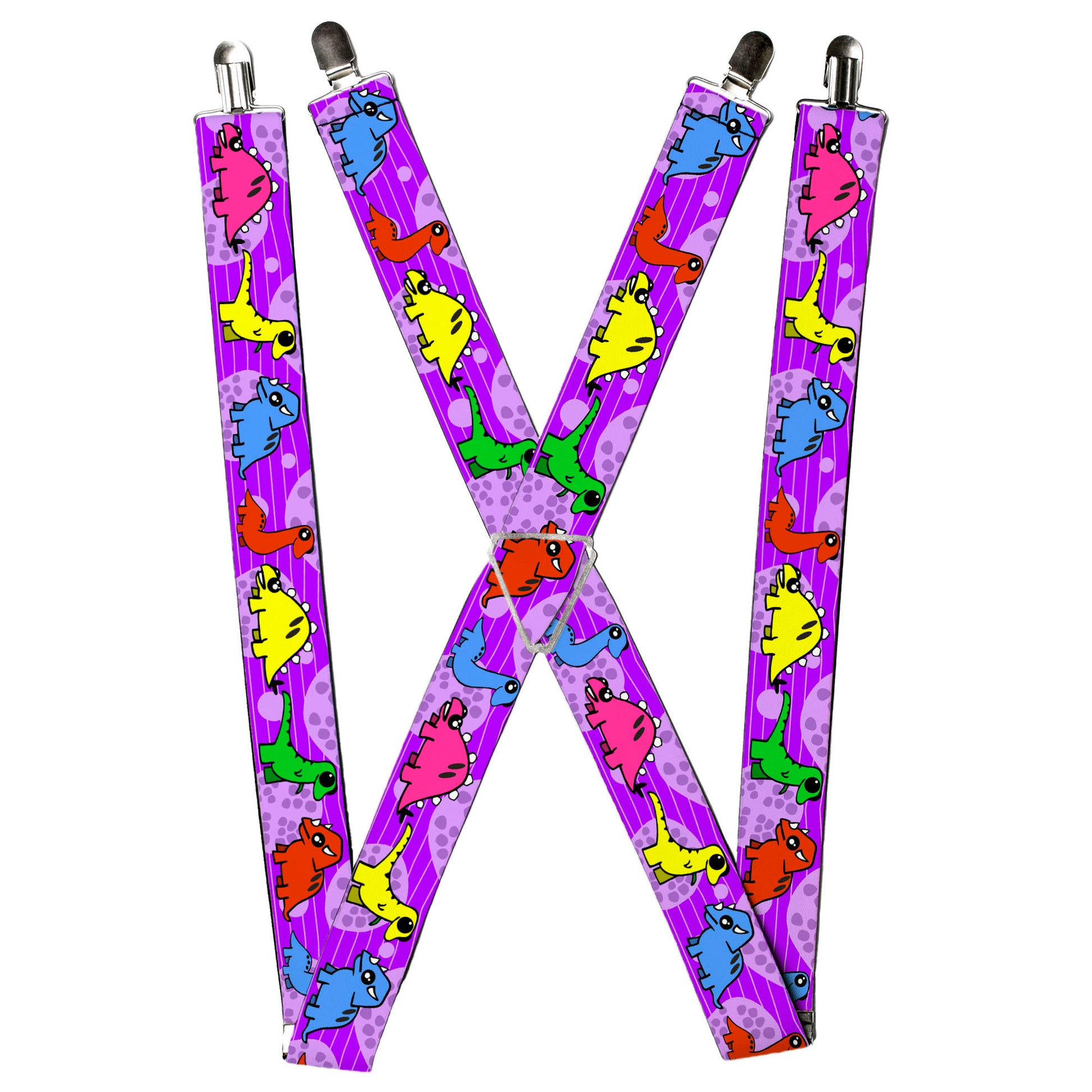 Suspenders - Dinosaur Cartoon Suspenders Buckle-Down