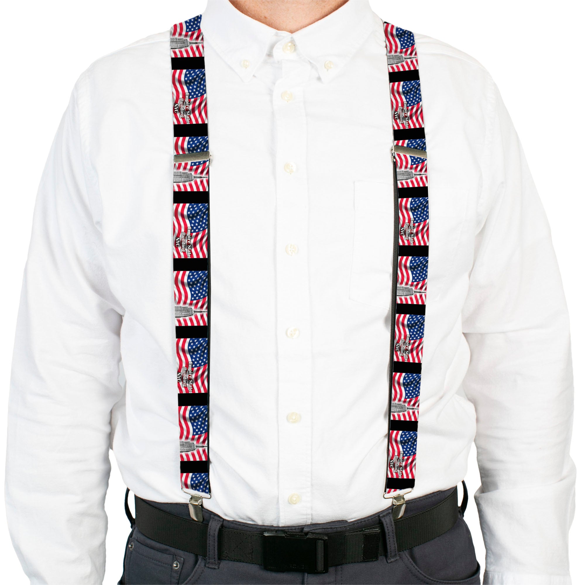 Suspenders - Empire State Building NYC Suspenders Buckle-Down