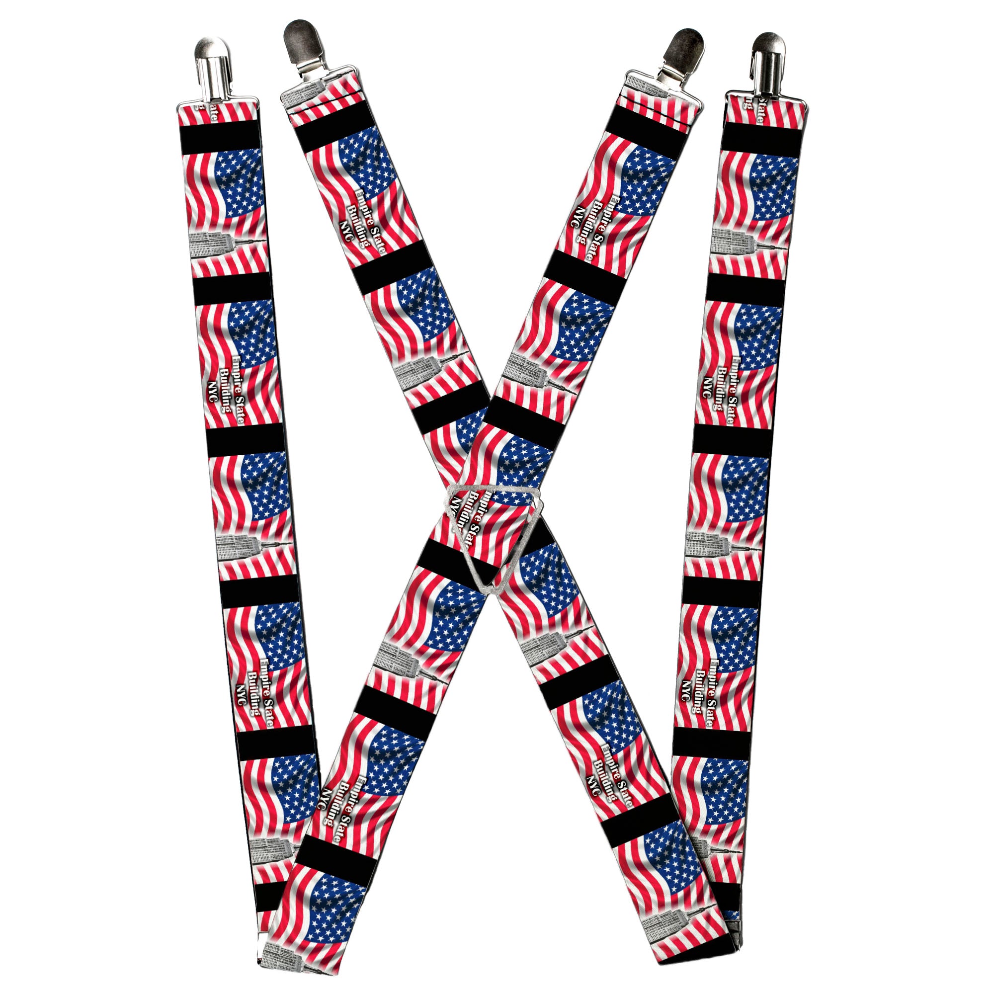 Suspenders - Empire State Building NYC Suspenders Buckle-Down