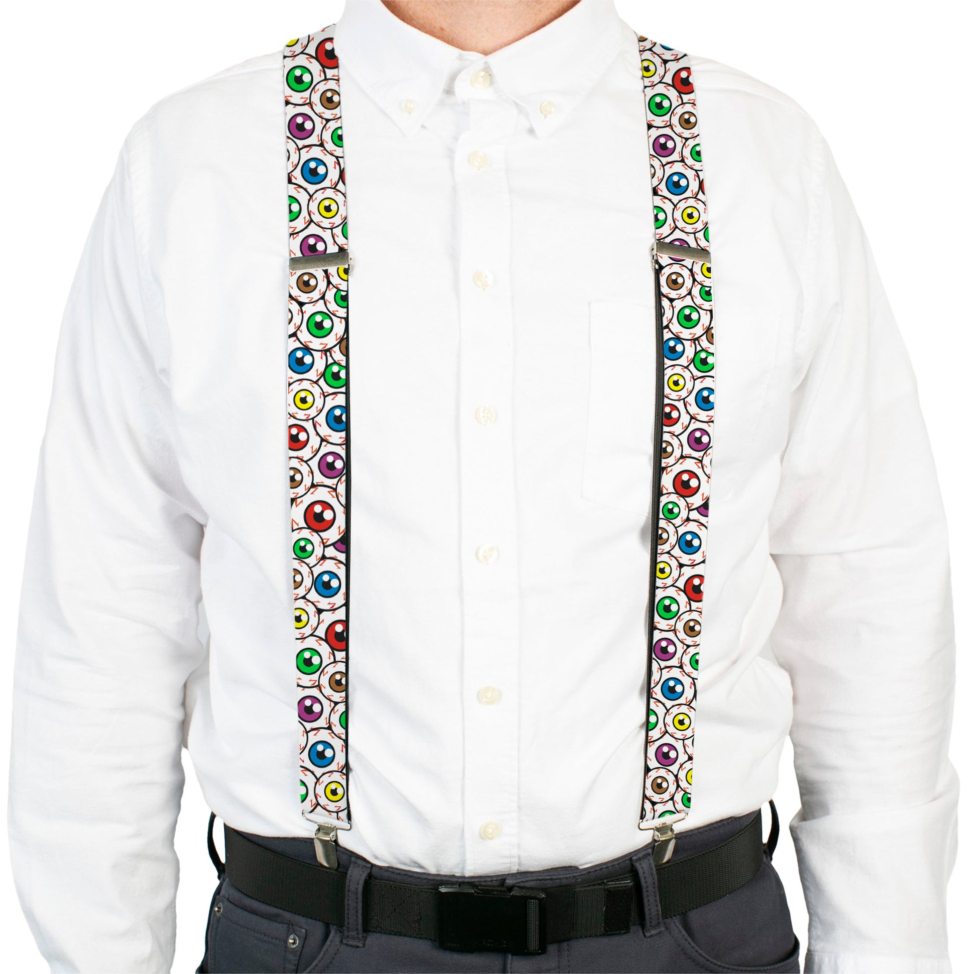 Suspenders - Eyeballs Stacked Suspenders Buckle-Down