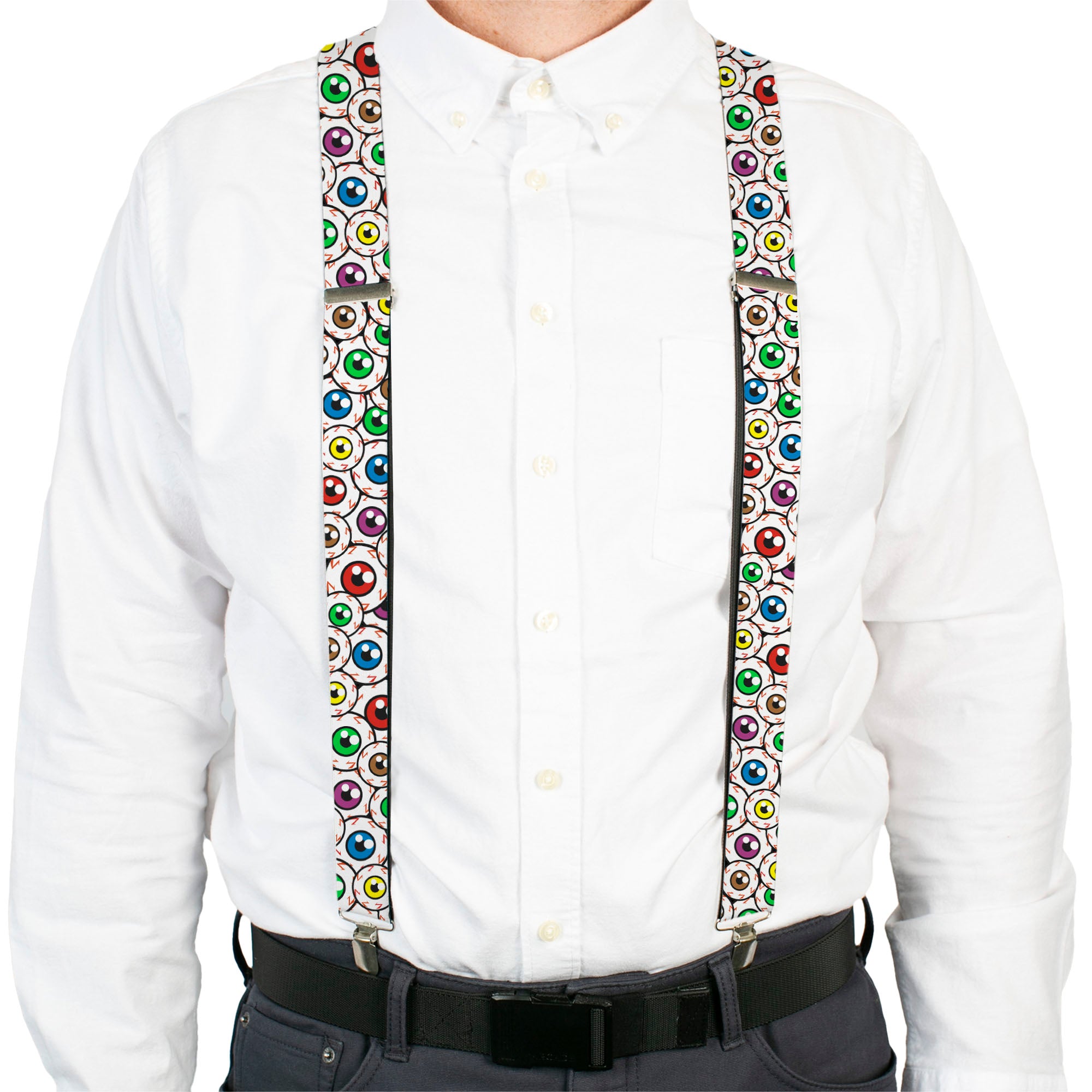 Suspenders - Eyeballs Stacked Suspenders Buckle-Down