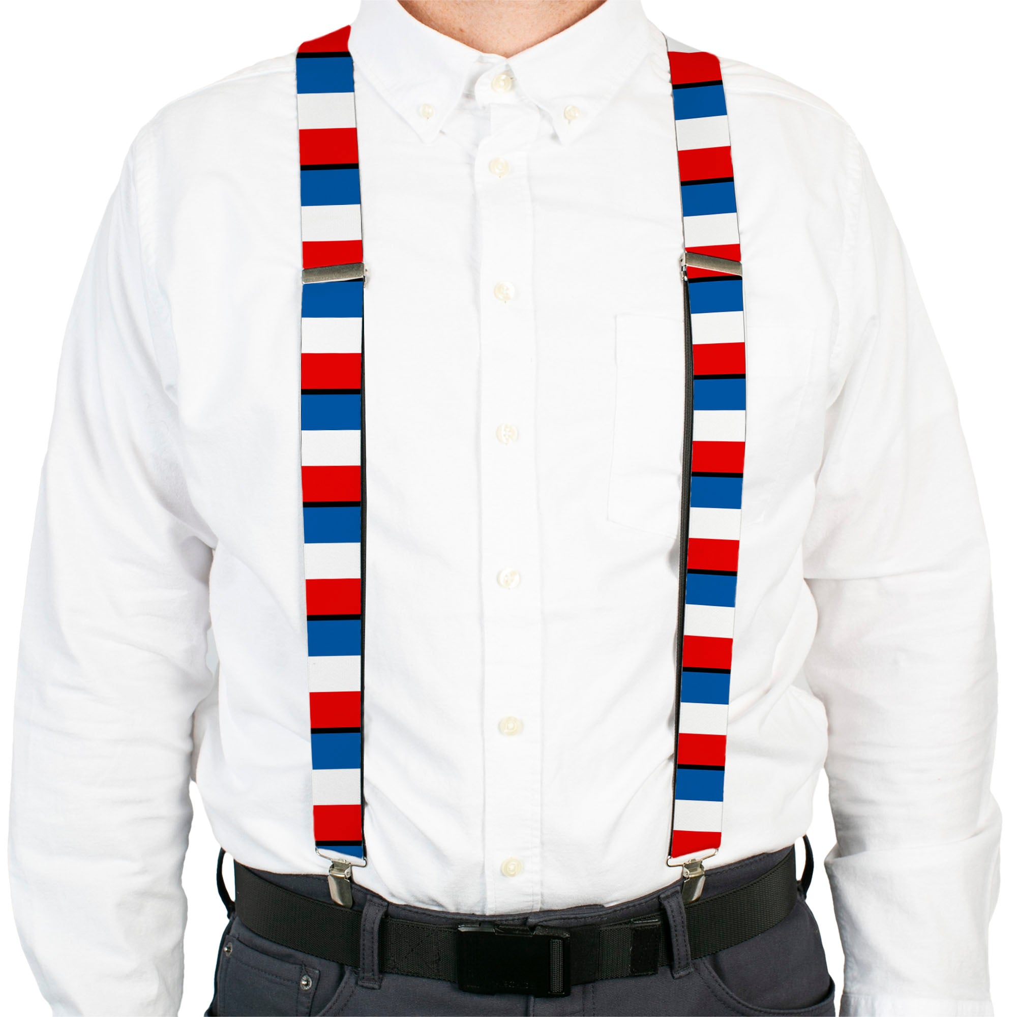 Suspenders - France Flags