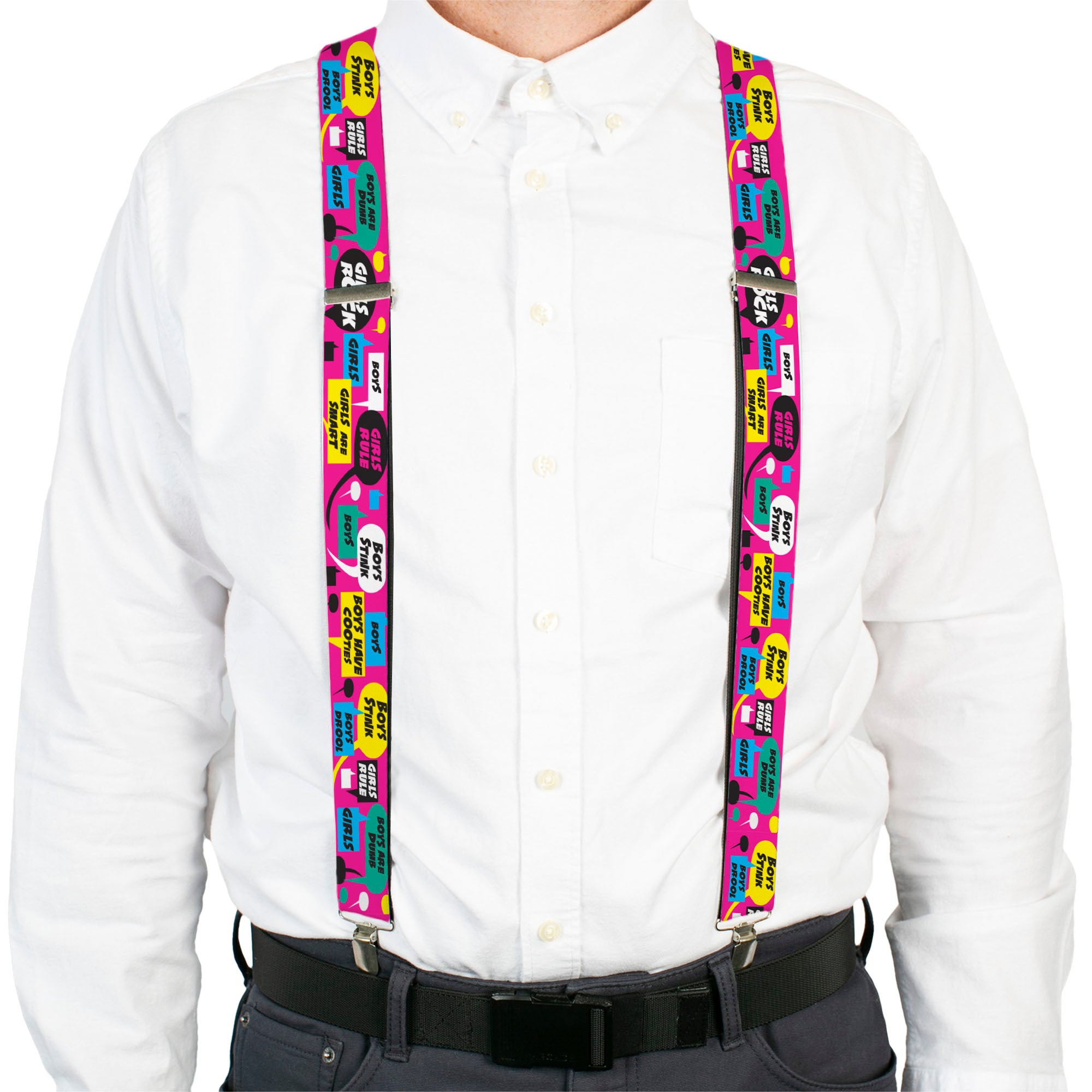 Suspenders - Girls Rule Bubbles