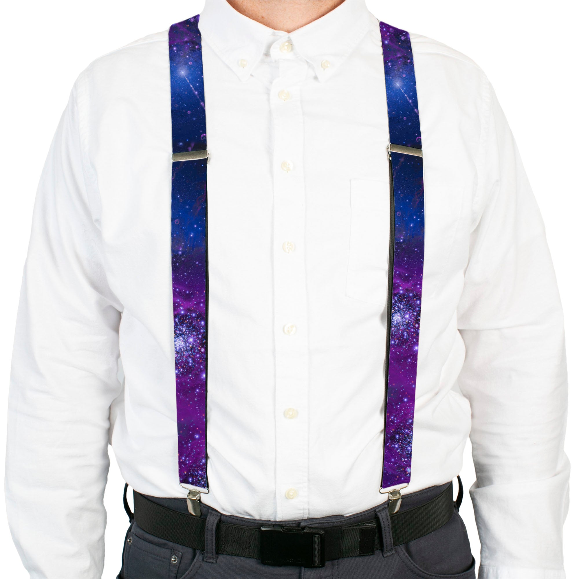 Suspenders - Galaxy Blues/Purples
