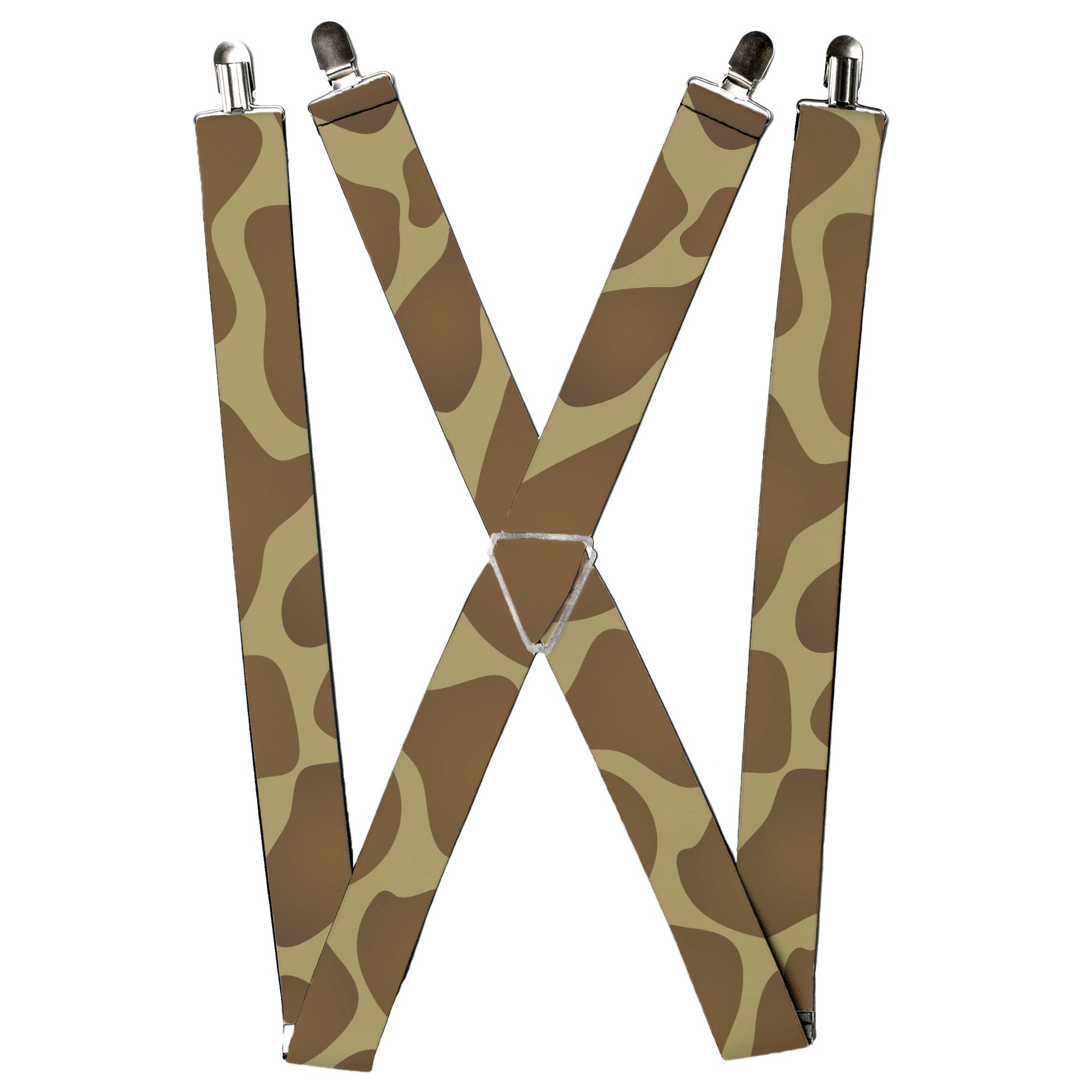 Suspenders - Giraffe Spots Tan/Brown
