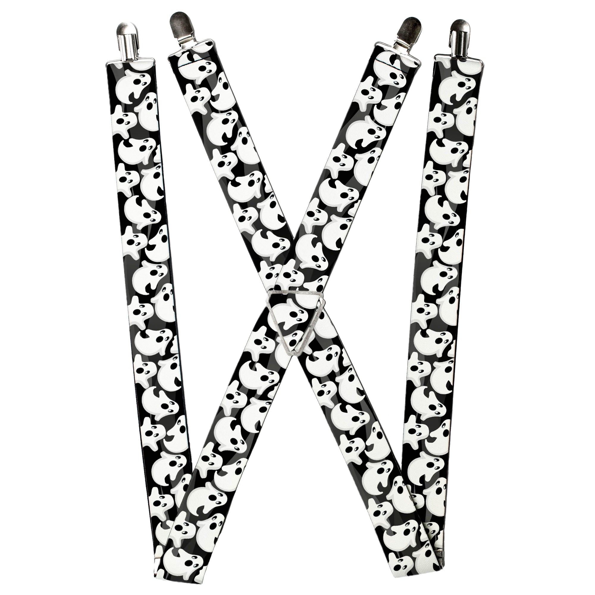Suspenders - Ghosts Scattered Black/White