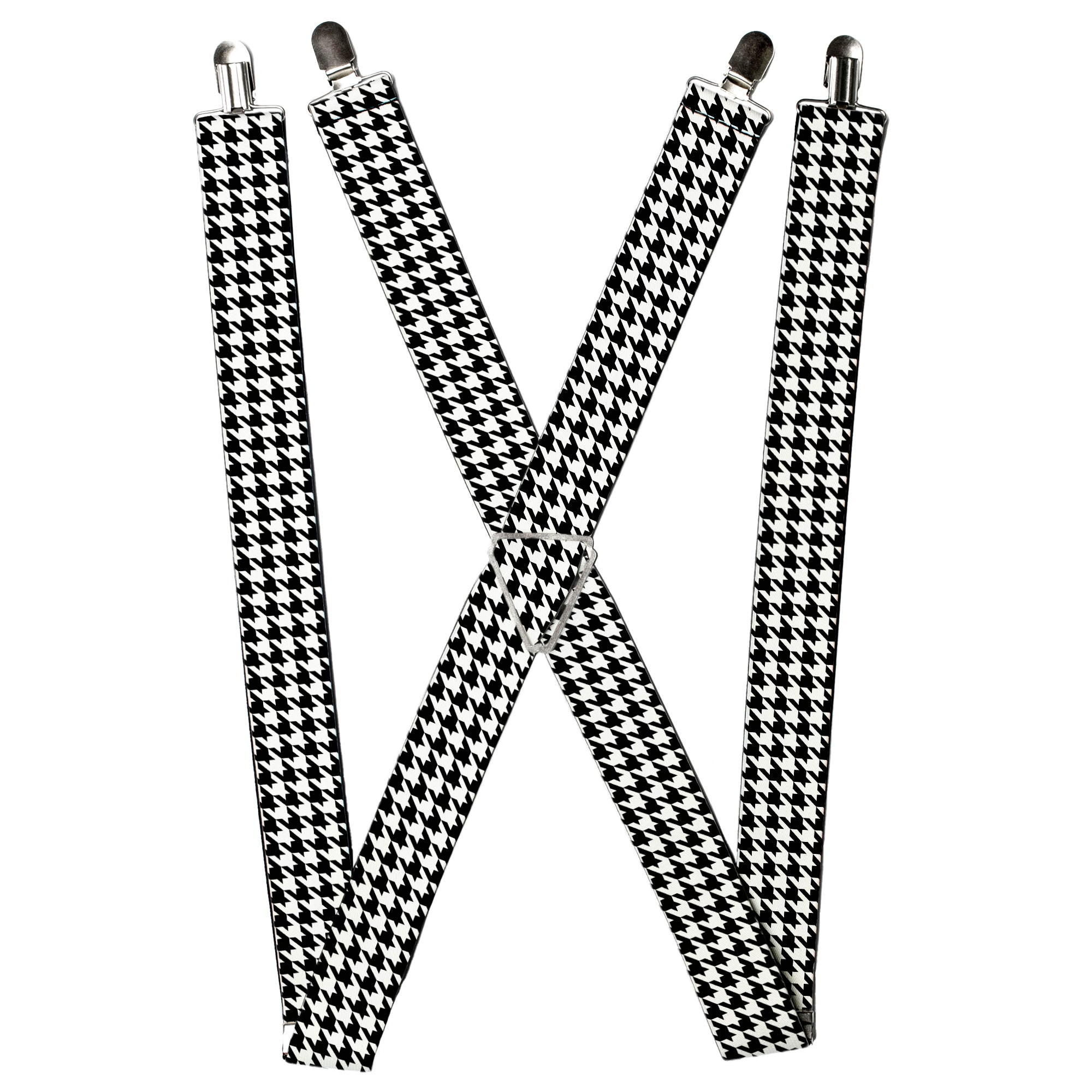 Suspenders - Houndstooth Black/White
