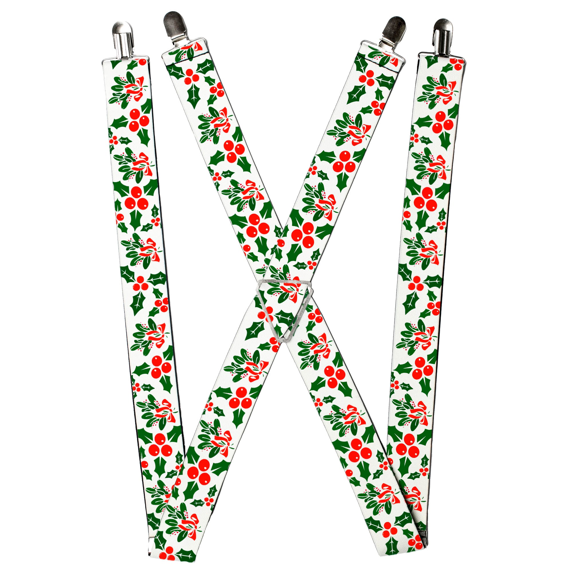 Suspenders - Holly & Mistletoe