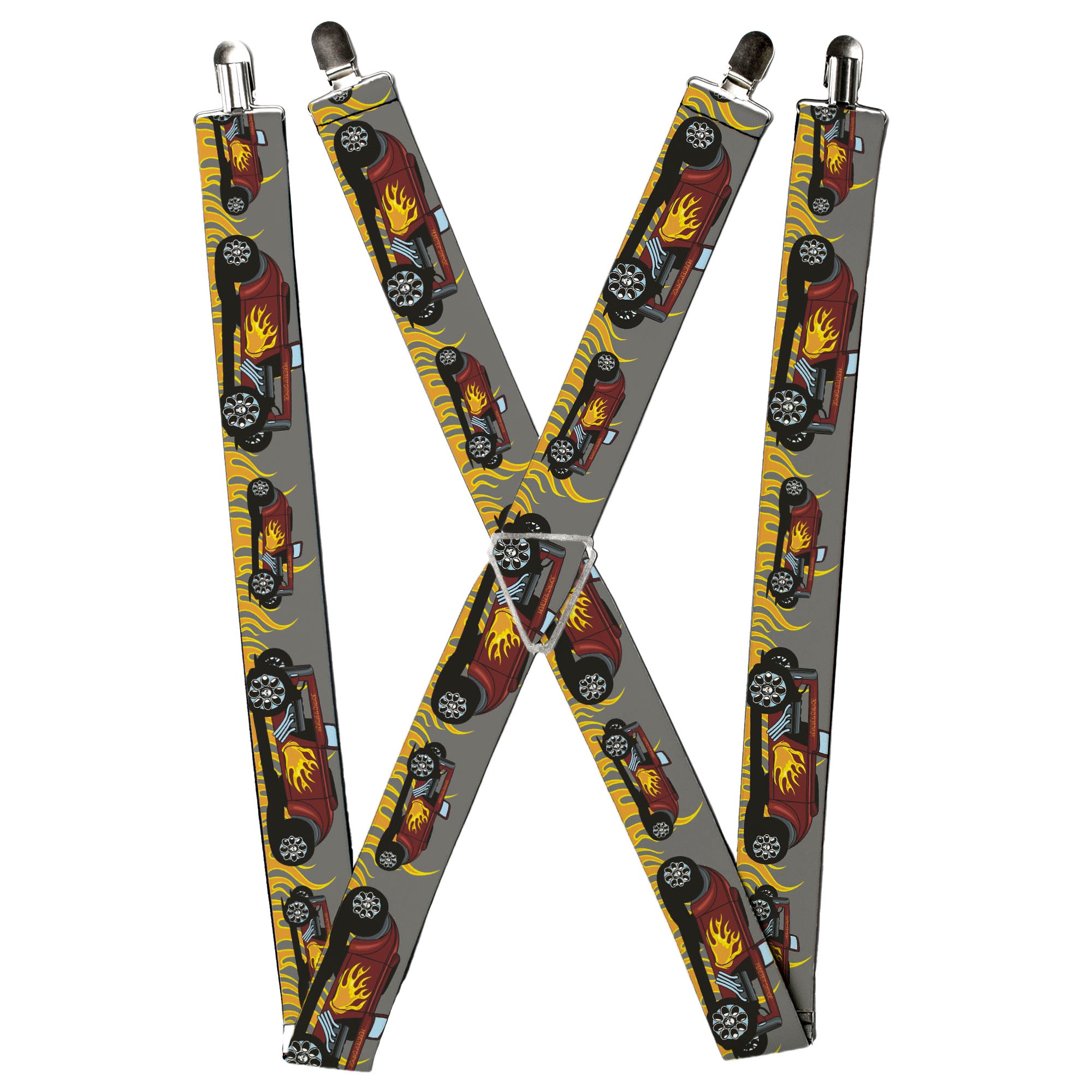 Suspenders - Hot Rod w/Flames