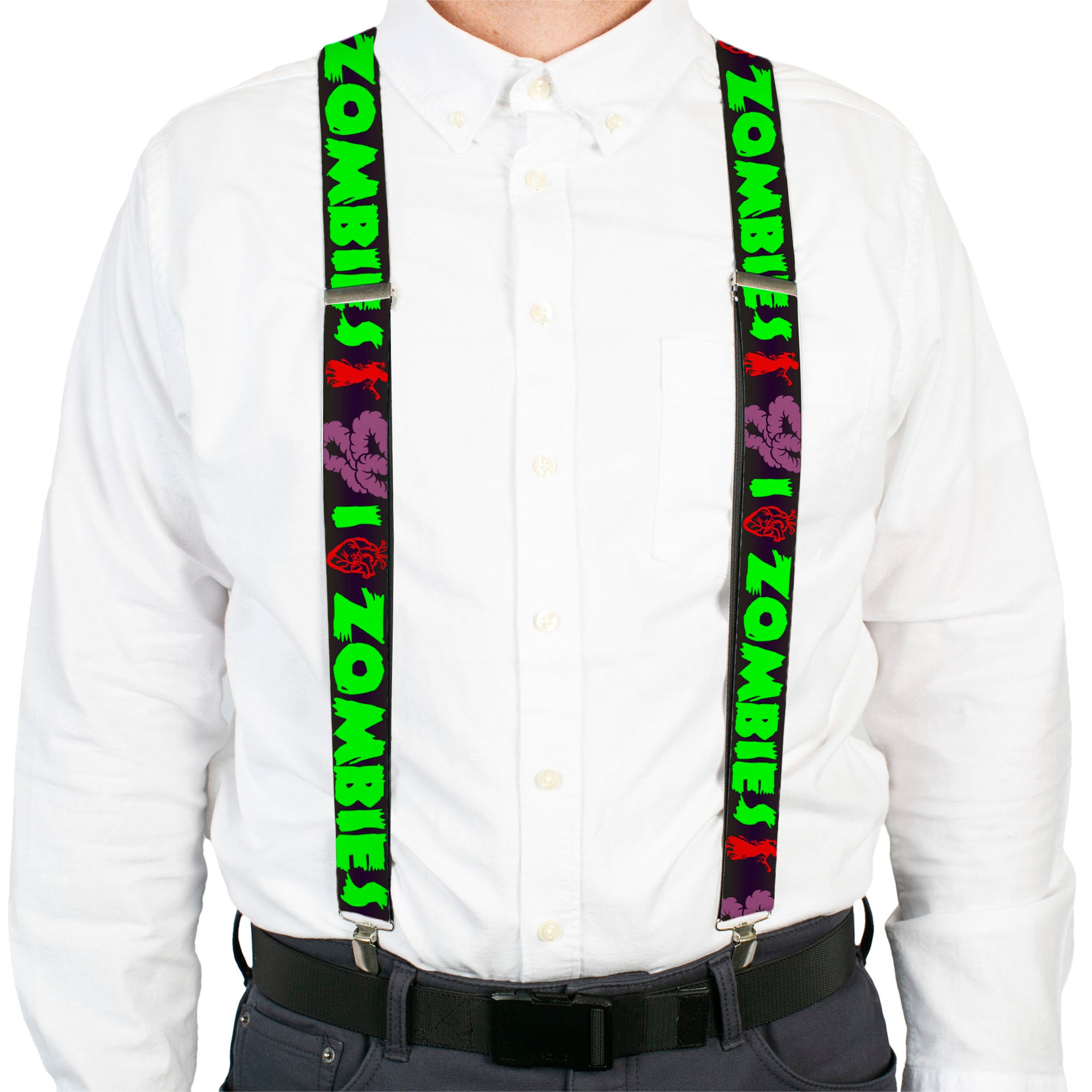 Suspenders - I "Heart" Zombies