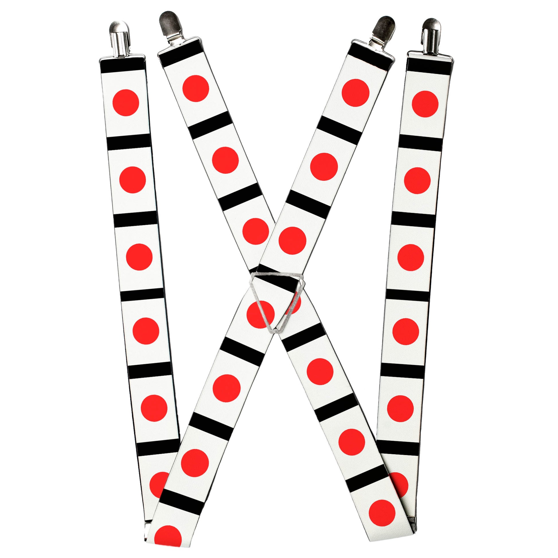 Suspenders - Japan Flags Suspenders Buckle-Down