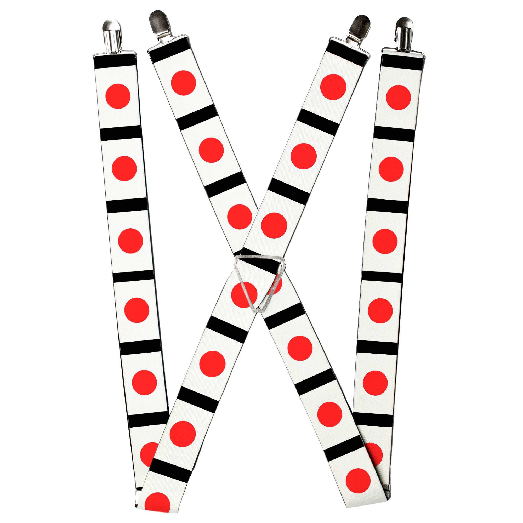 Suspenders - Japan Flags Suspenders Buckle-Down