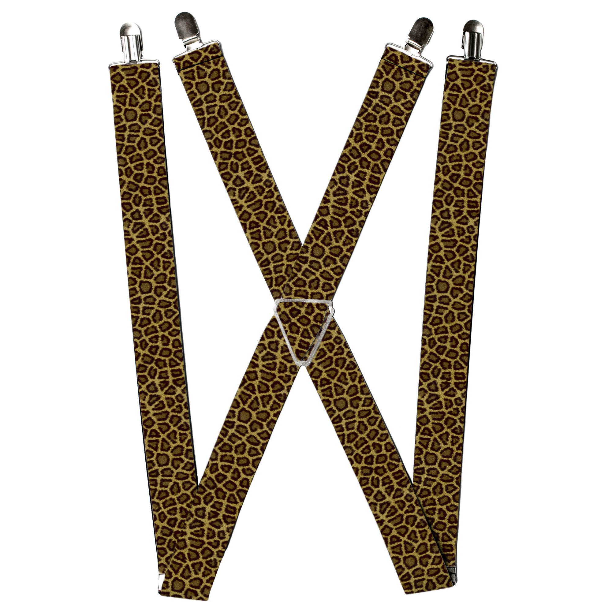 Suspenders - Leopard Brown Suspenders Buckle-Down