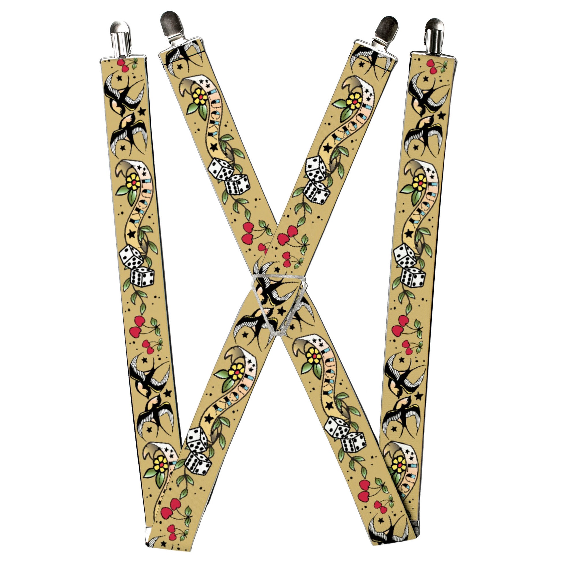 Suspenders - Lucky Tan Suspenders Buckle-Down