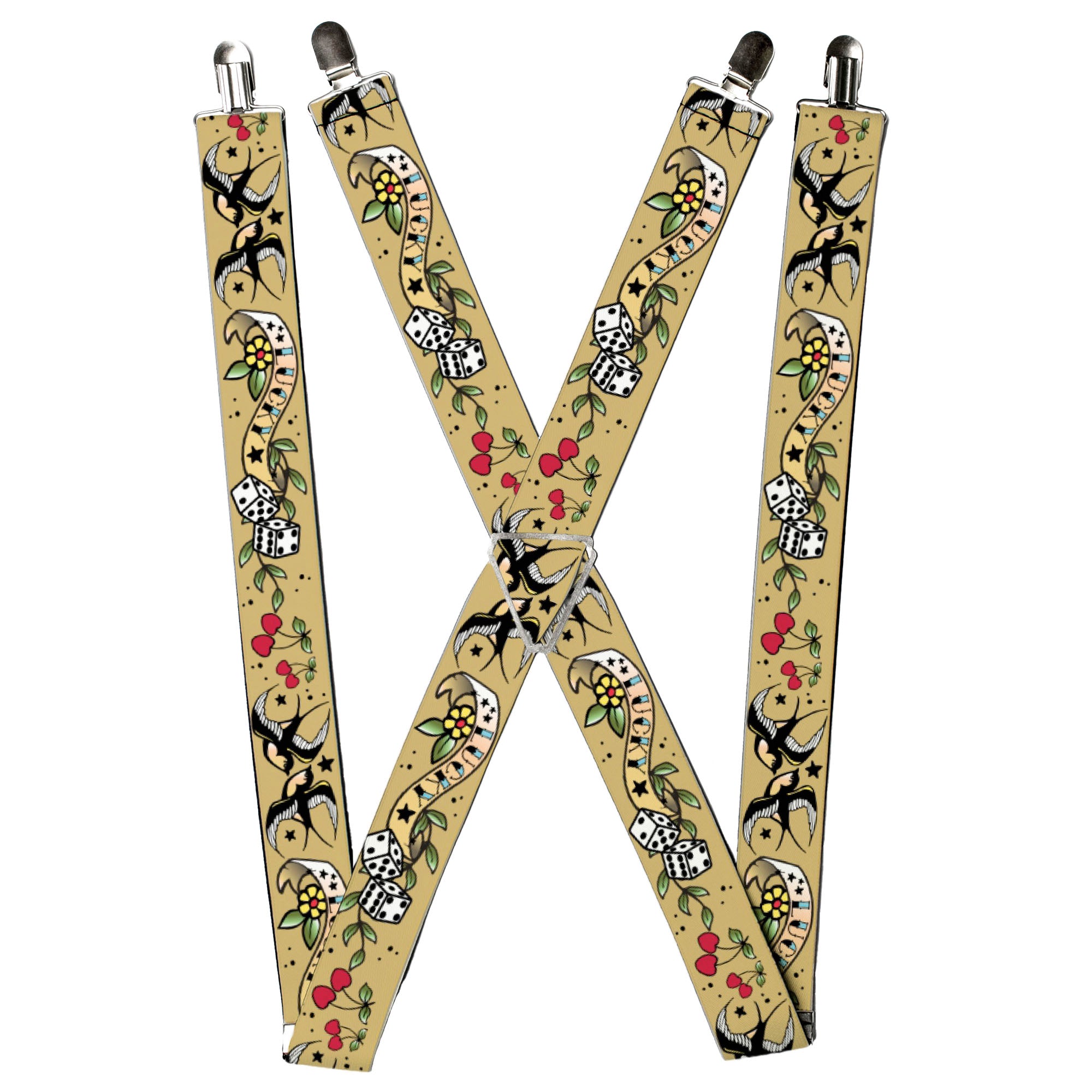 Suspenders - Lucky Tan Suspenders Buckle-Down