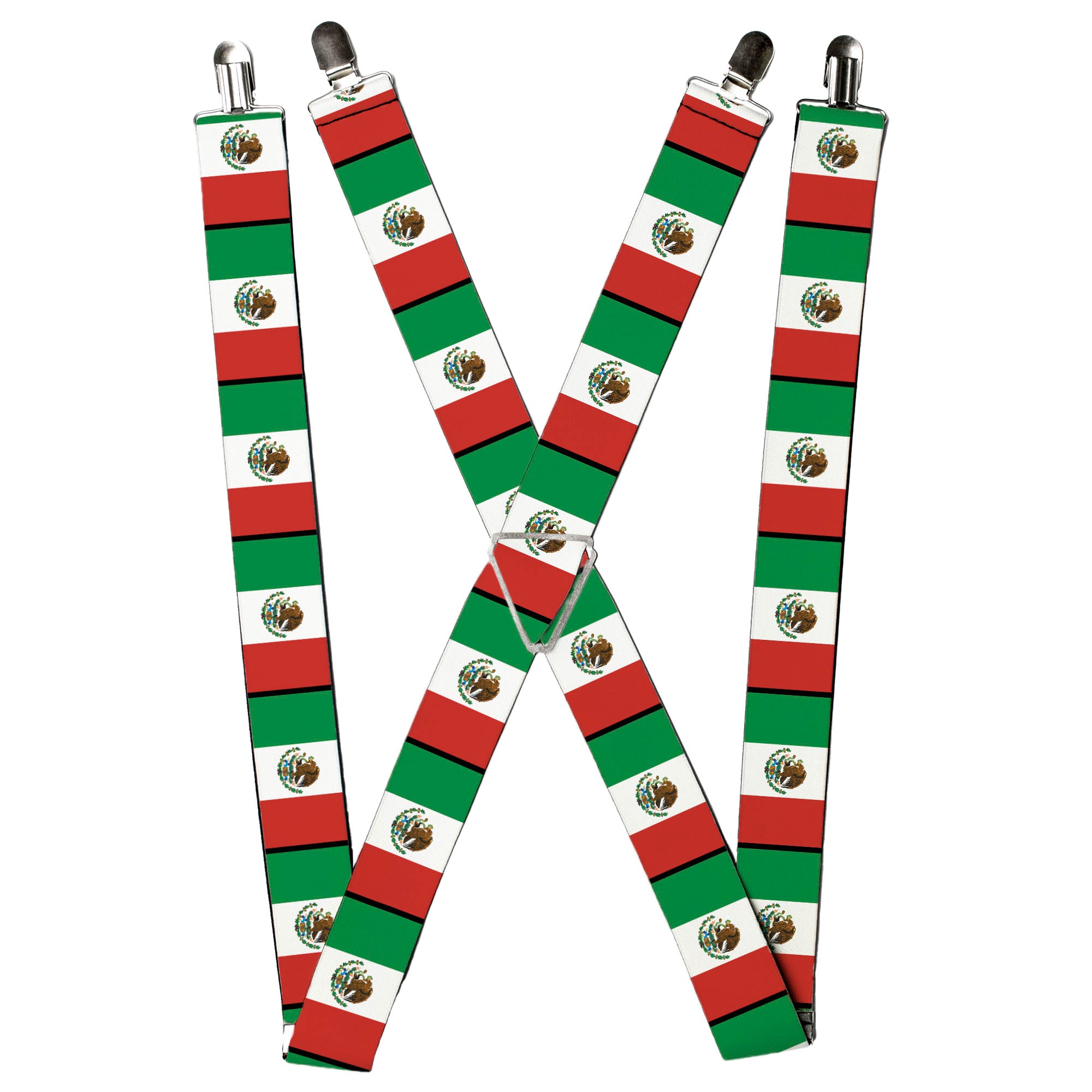 Suspenders - Mexico Flags Suspenders Buckle-Down