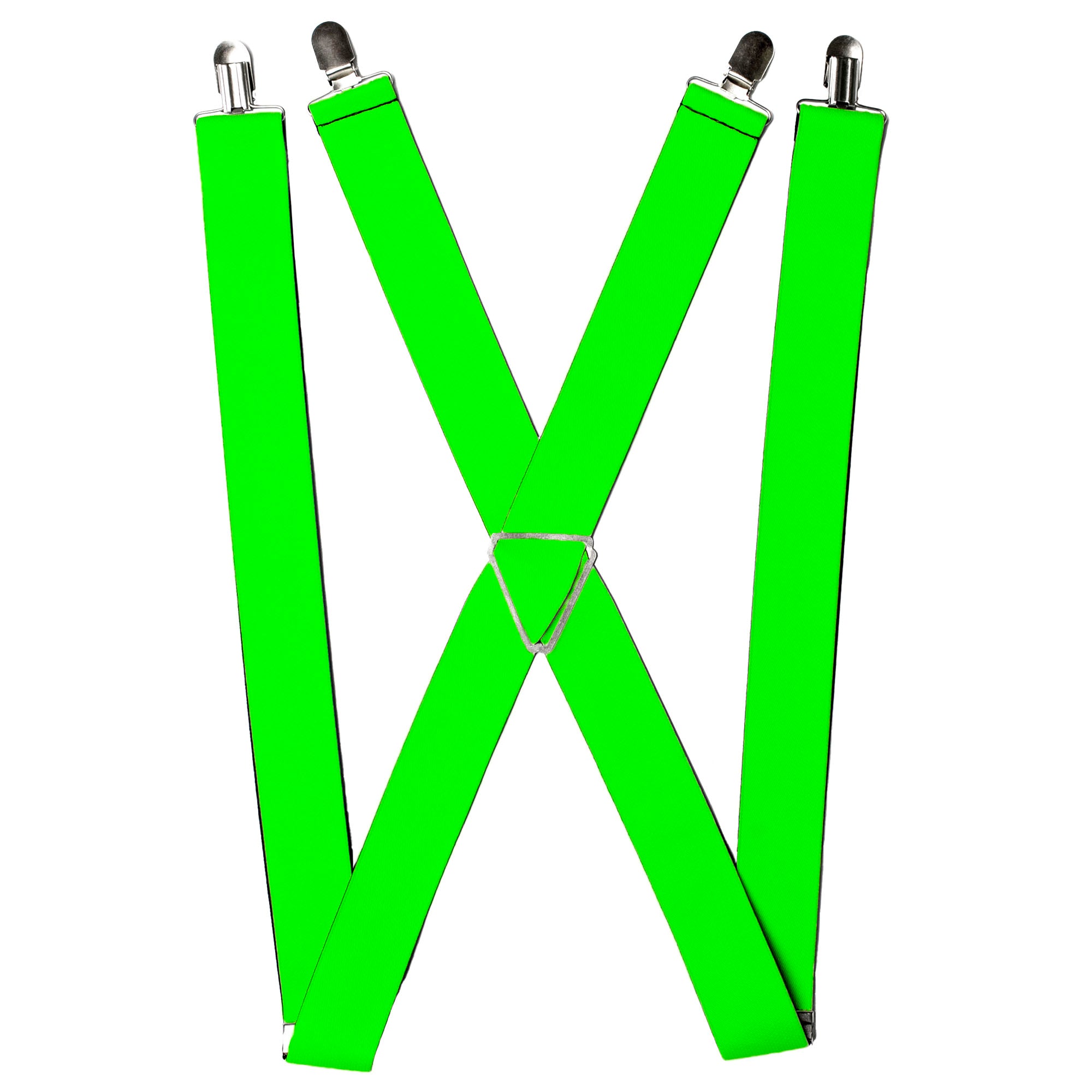 Suspenders - Neon Green Suspenders Buckle-Down