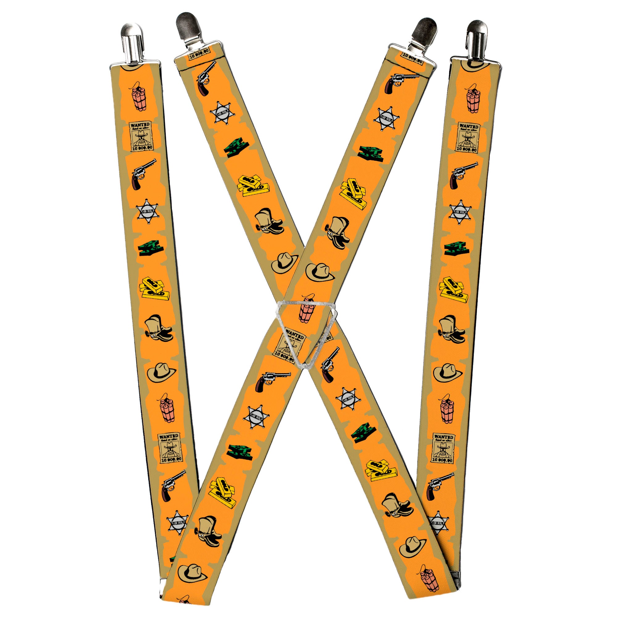 Suspenders - Old Western Multi Color Suspenders Buckle-Down