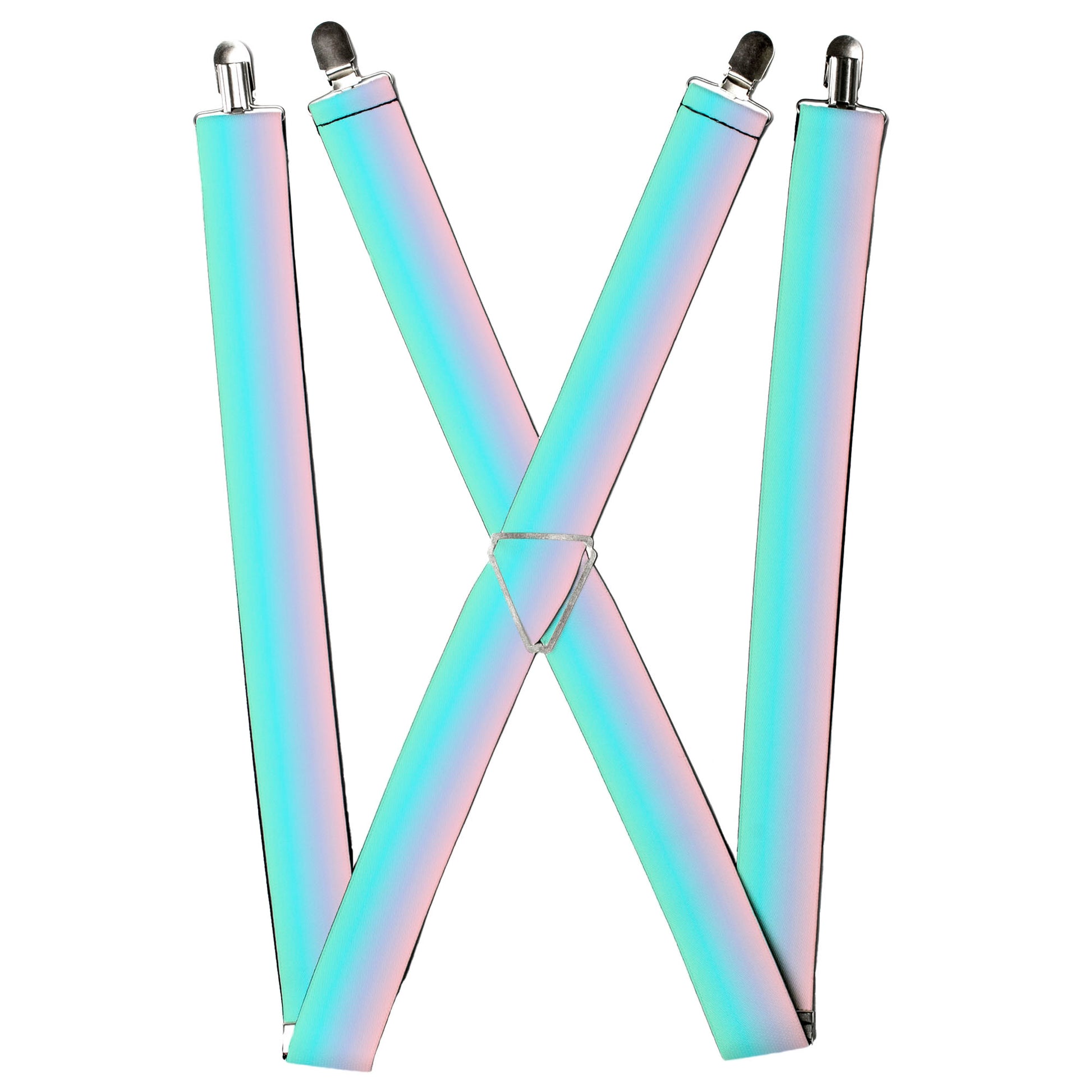 Suspenders - Ombre Pink/Blue-Green Suspenders Buckle-Down