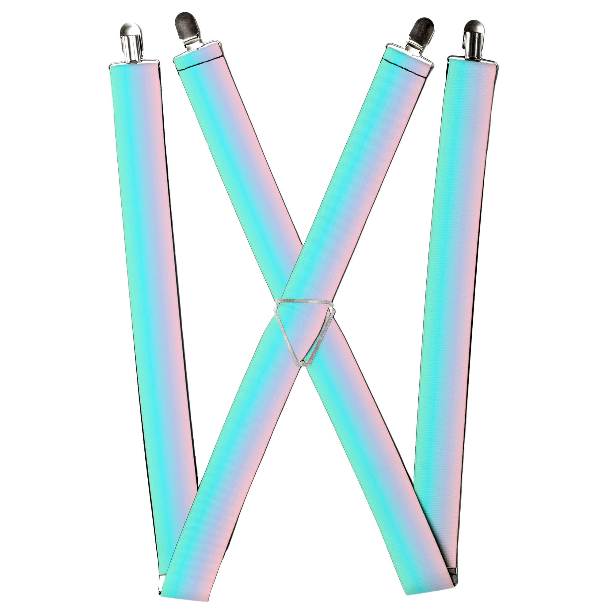 Suspenders - Ombre Pink/Blue-Green Suspenders Buckle-Down