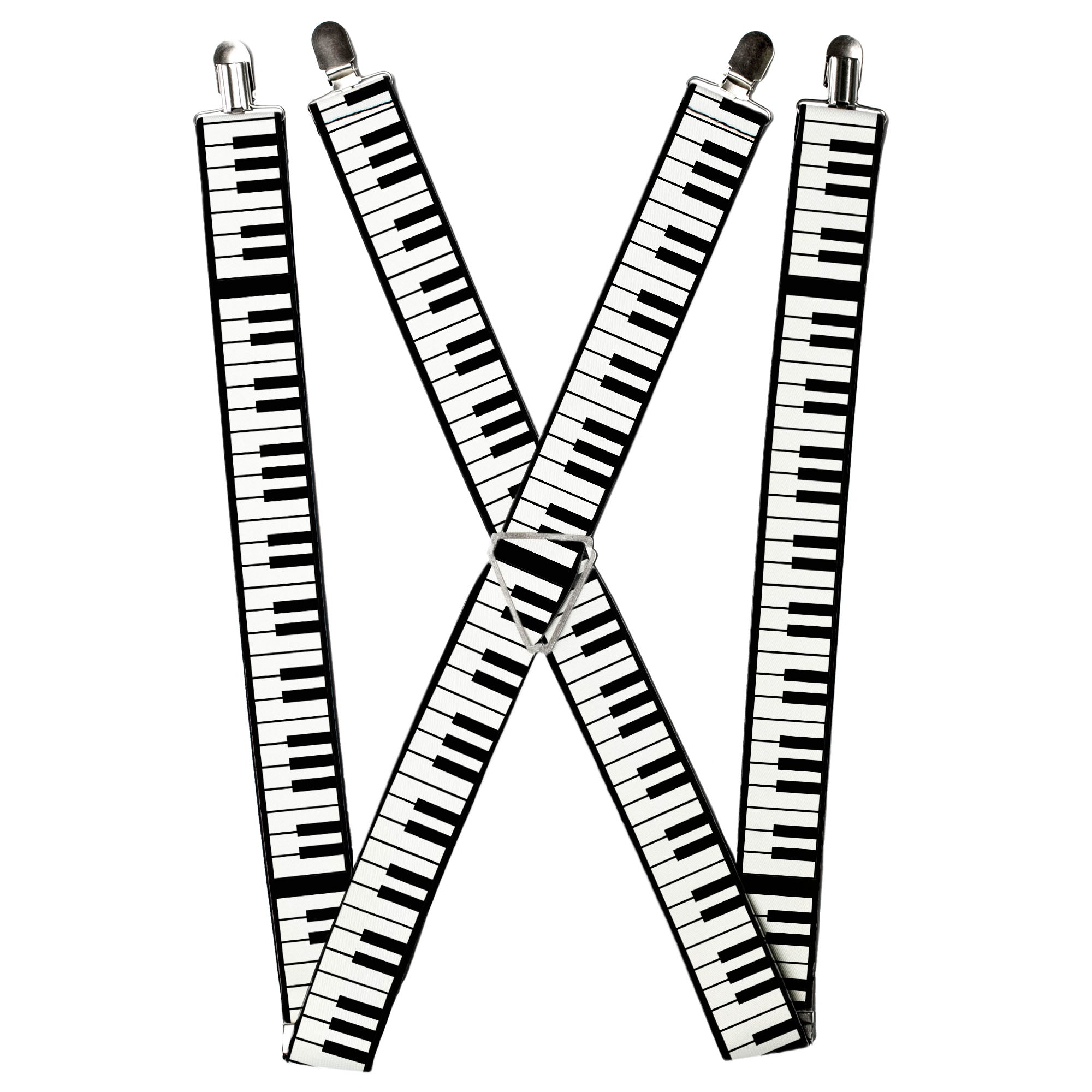 Suspenders - Piano Keys Suspenders Buckle-Down