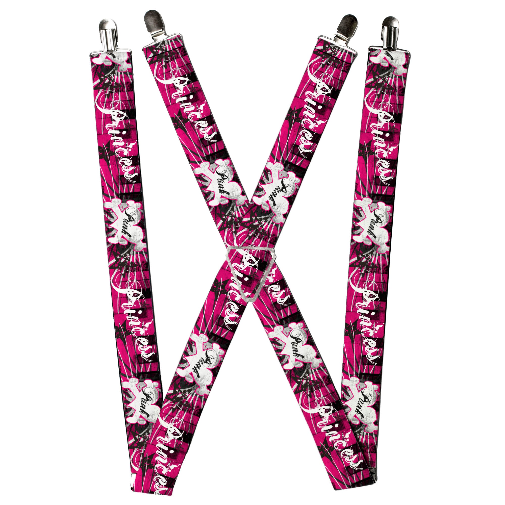 Suspenders - Punk Princess w/Piano Keys Suspenders Buckle-Down