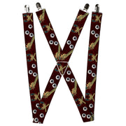Suspenders - Revolvers Purple/Green