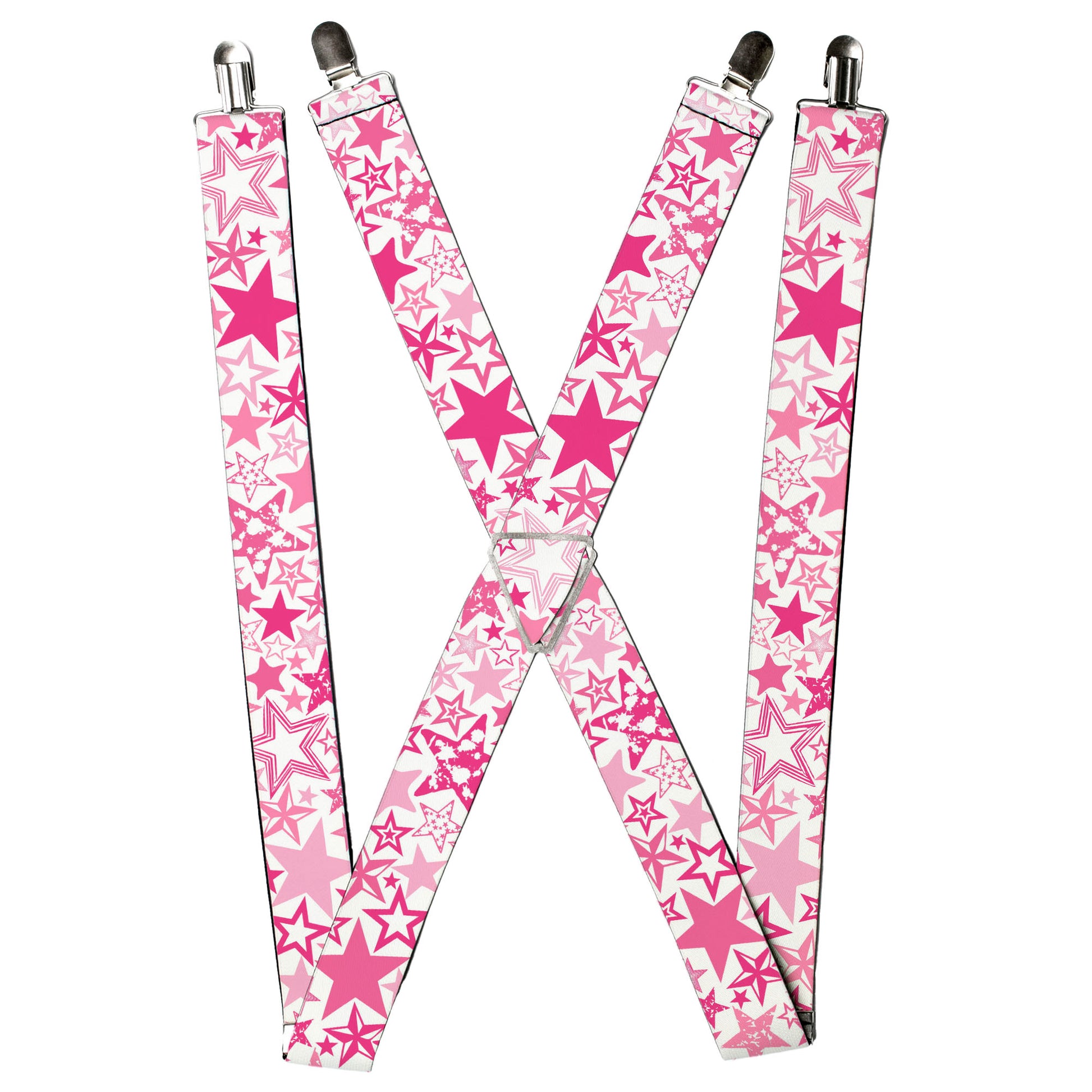 Suspenders - Stargazer White/Pink Suspenders Buckle-Down