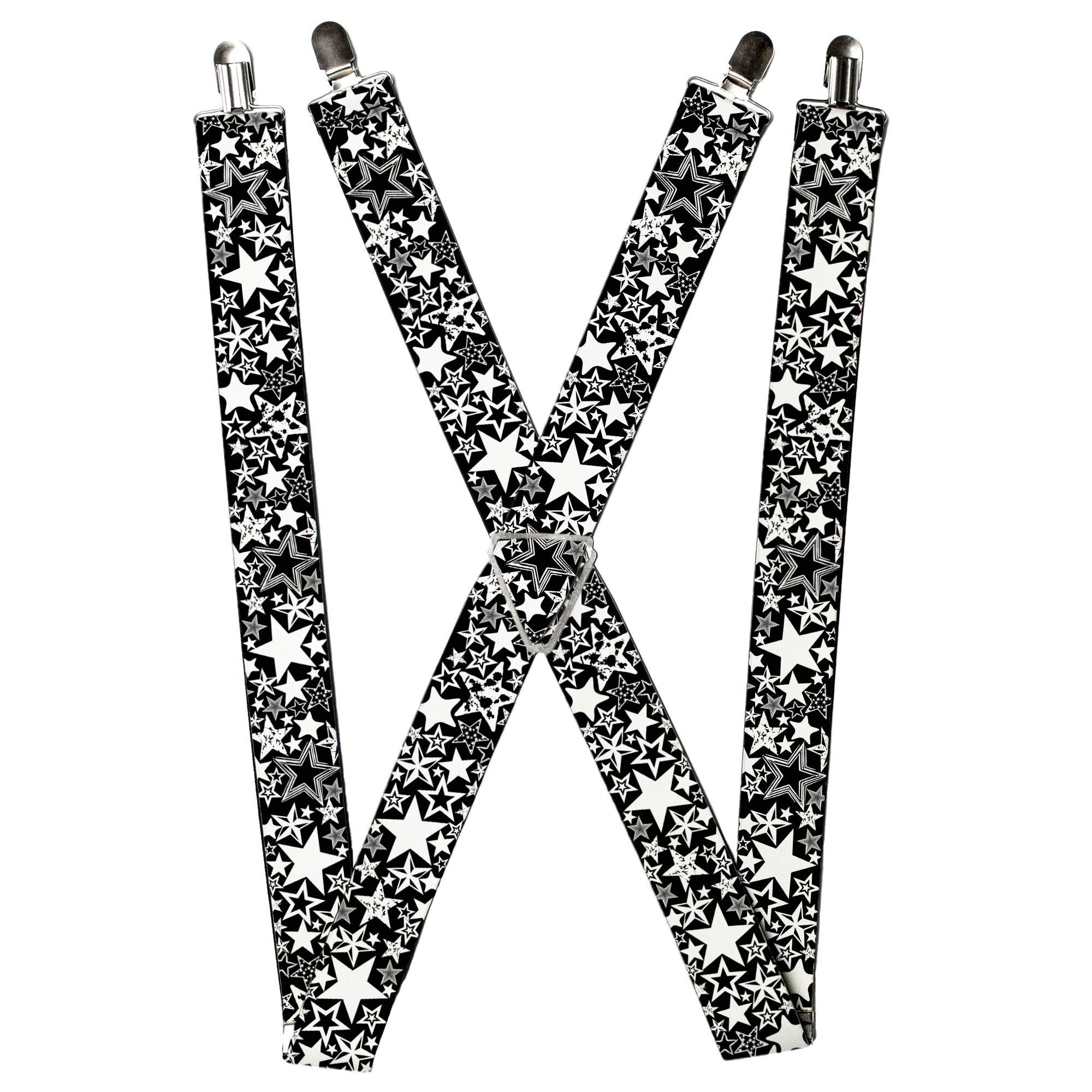 Suspenders - Stargazer Black/White Suspenders Buckle-Down