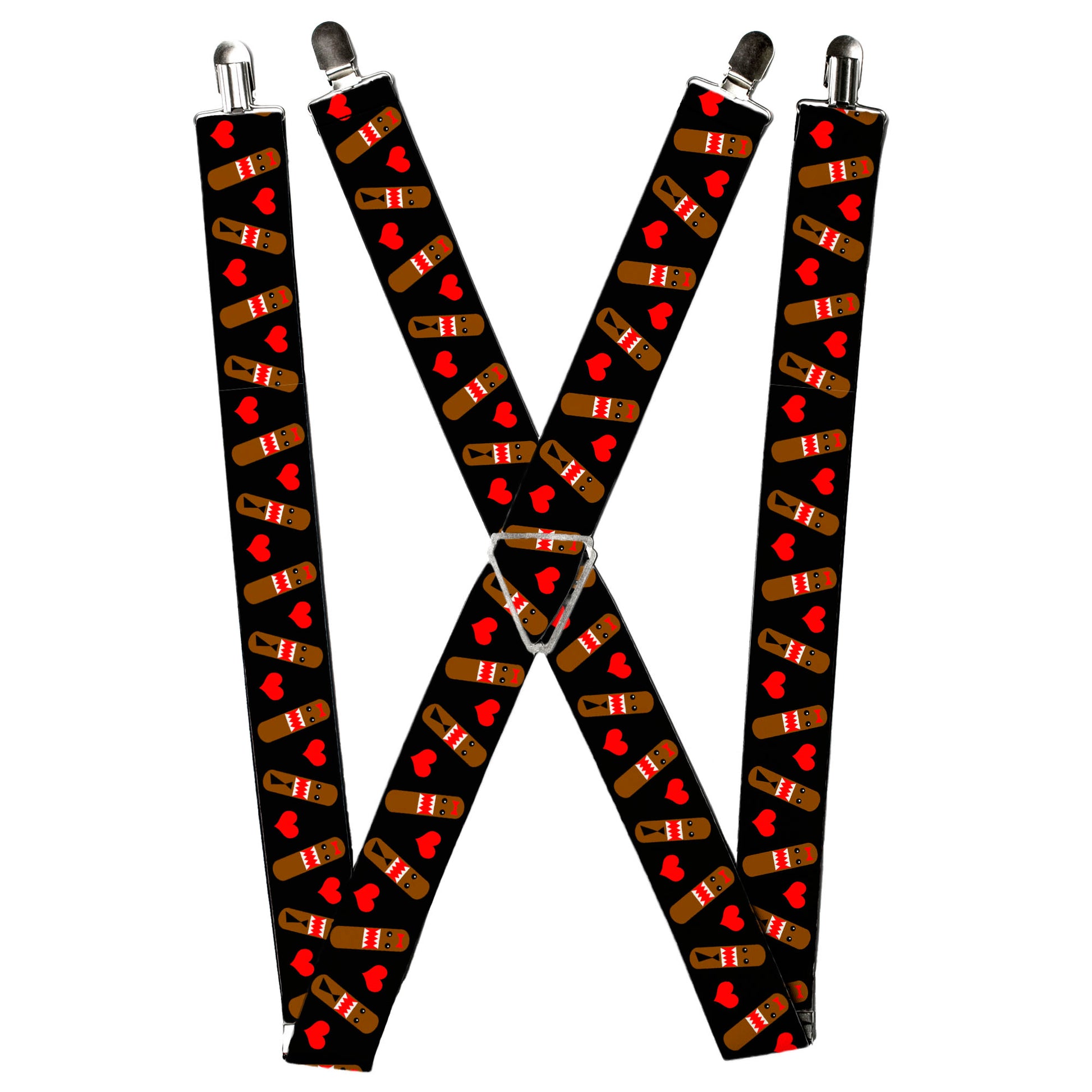 Suspenders - Skateboard Love Suspenders Buckle-Down