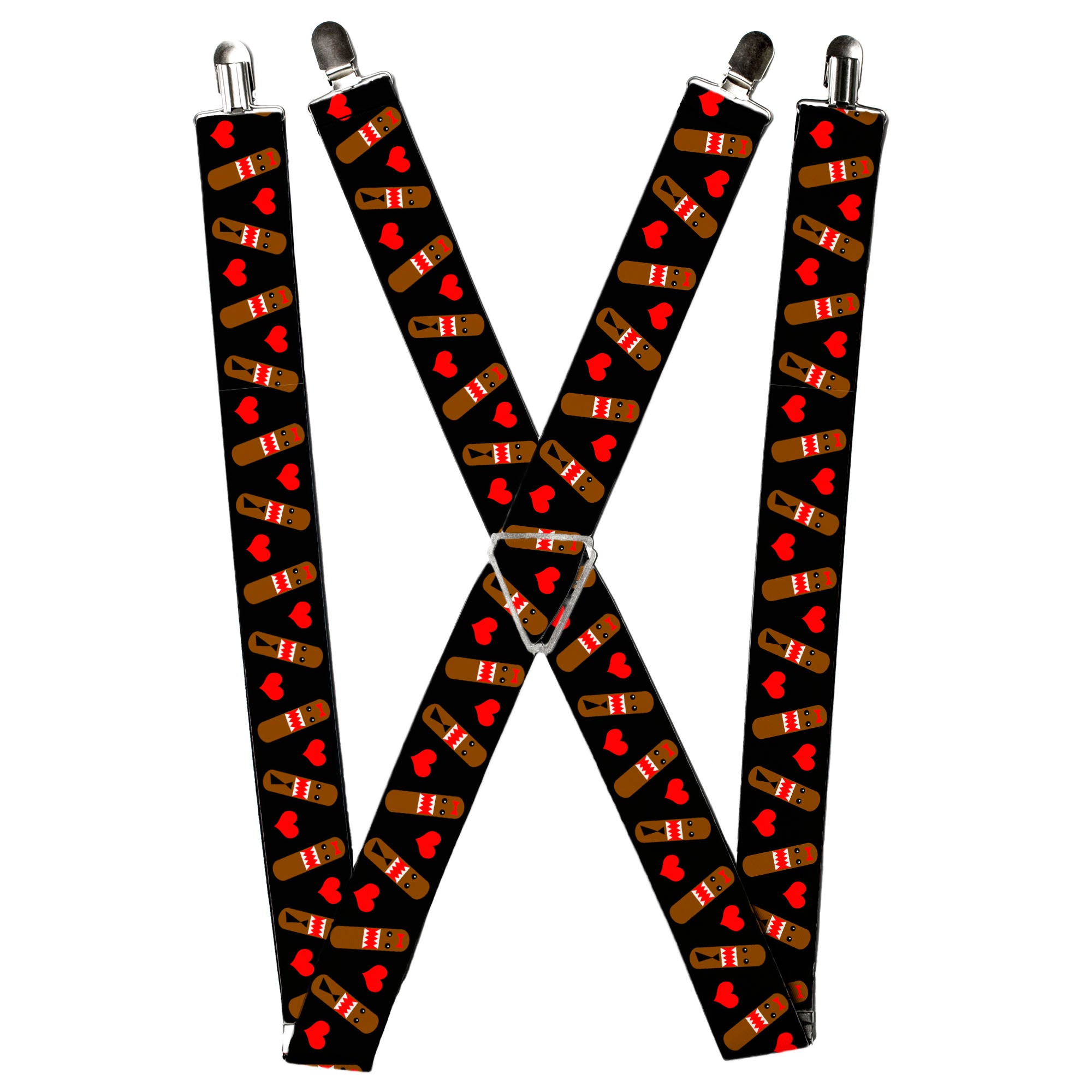 Suspenders - Skateboard Love Suspenders Buckle-Down