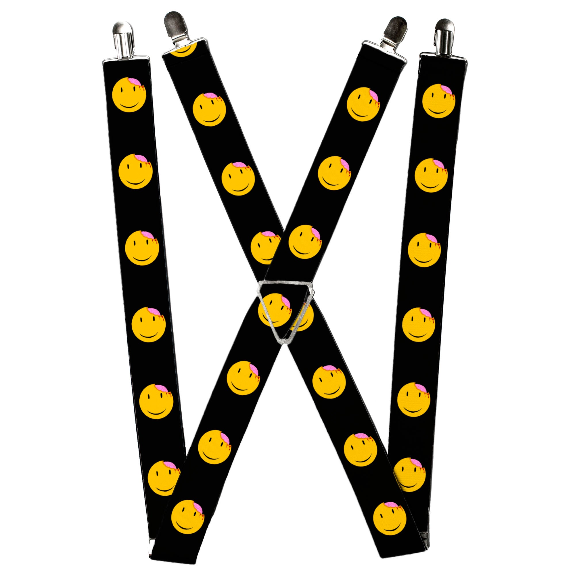 Suspenders - 1.5" - Smiley Brain Suspenders Buckle-Down