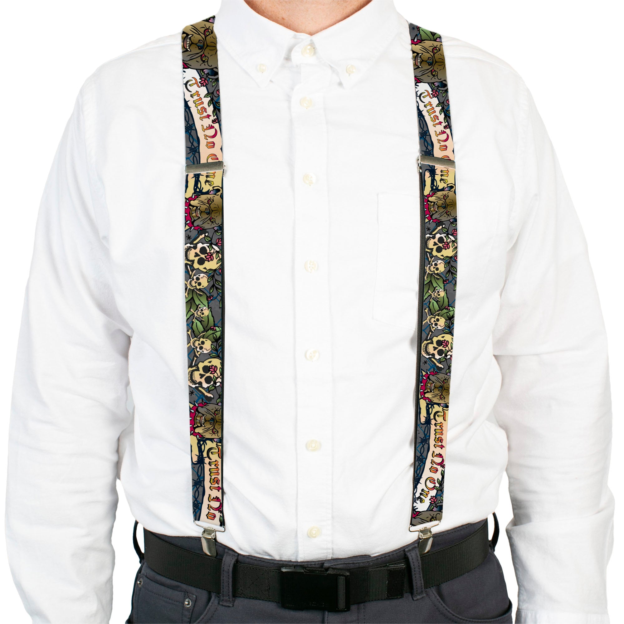 Suspenders - Trust No One Gray