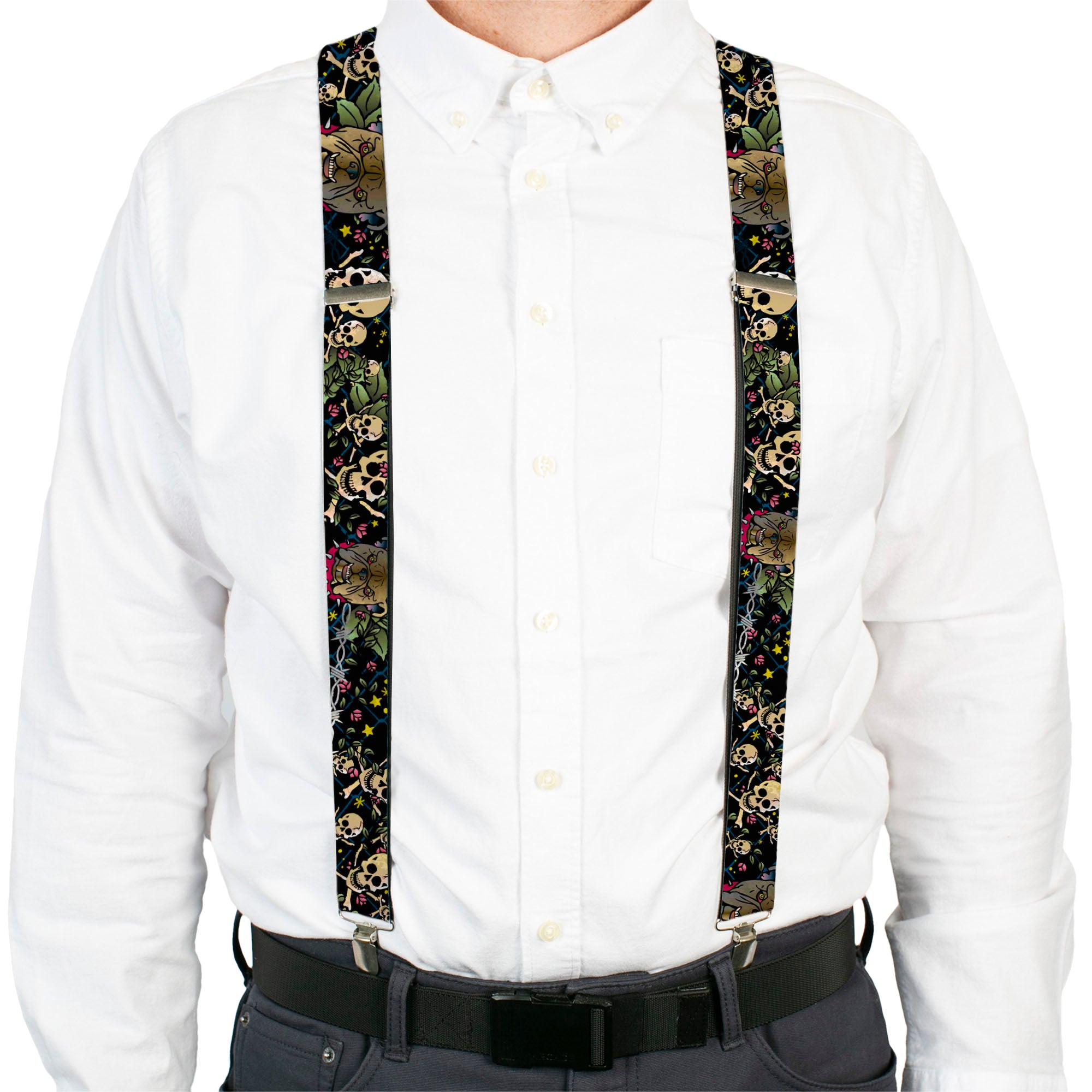 Suspenders - Trust No One CLOSE-UP Black