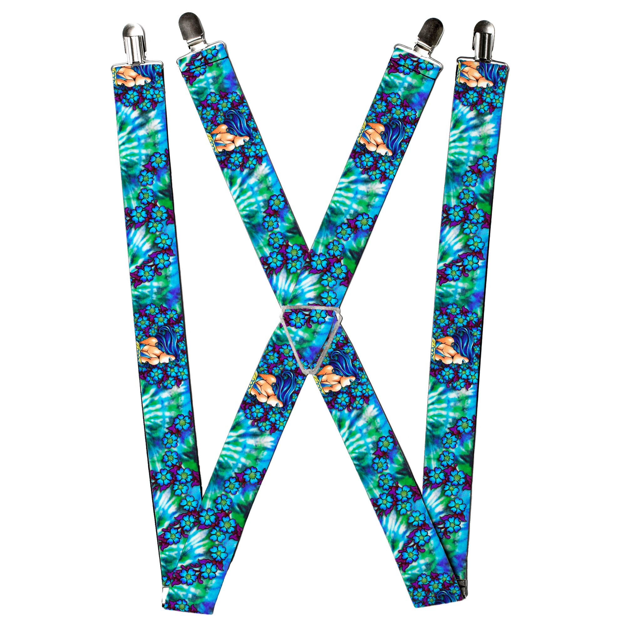 Suspenders - Tattoo Johnny-Blue Hair
