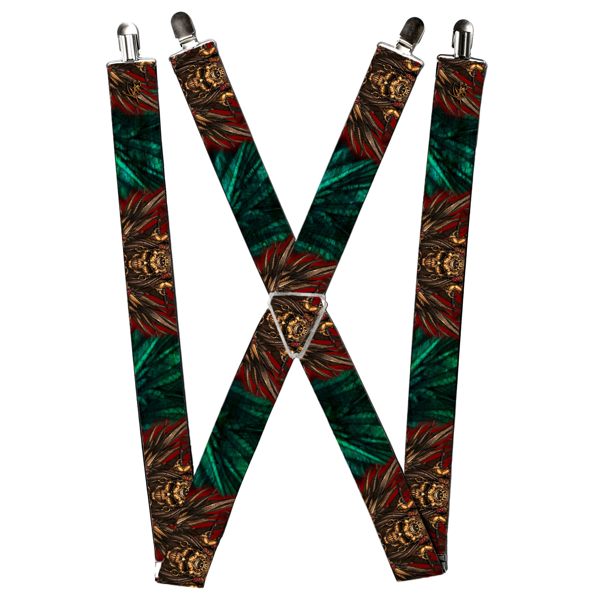 Suspenders - Tattoo Johnny-Zombie King Suspenders Tattoo Johnny
