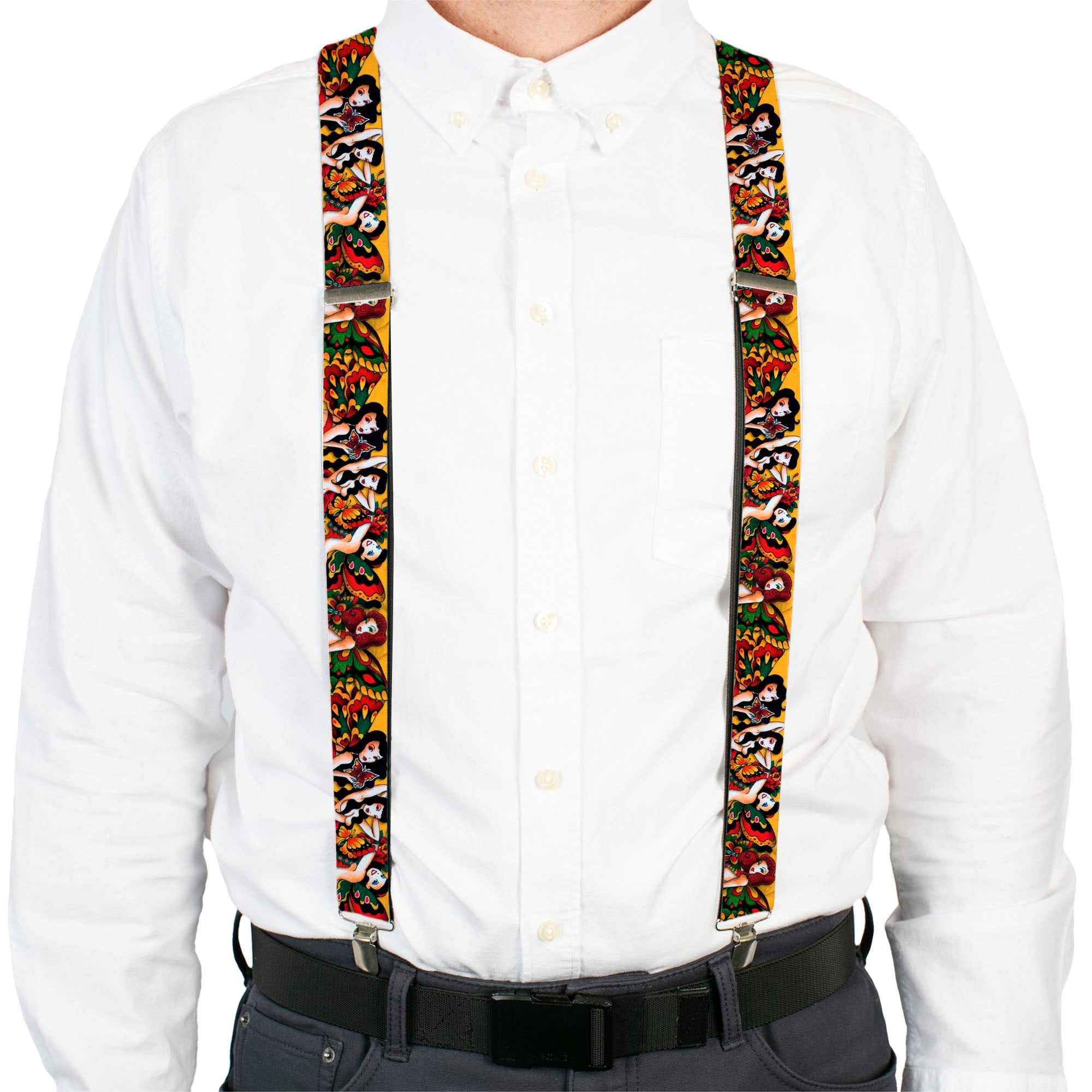 Suspenders - Tattoo Johnny-Butterfly Girl