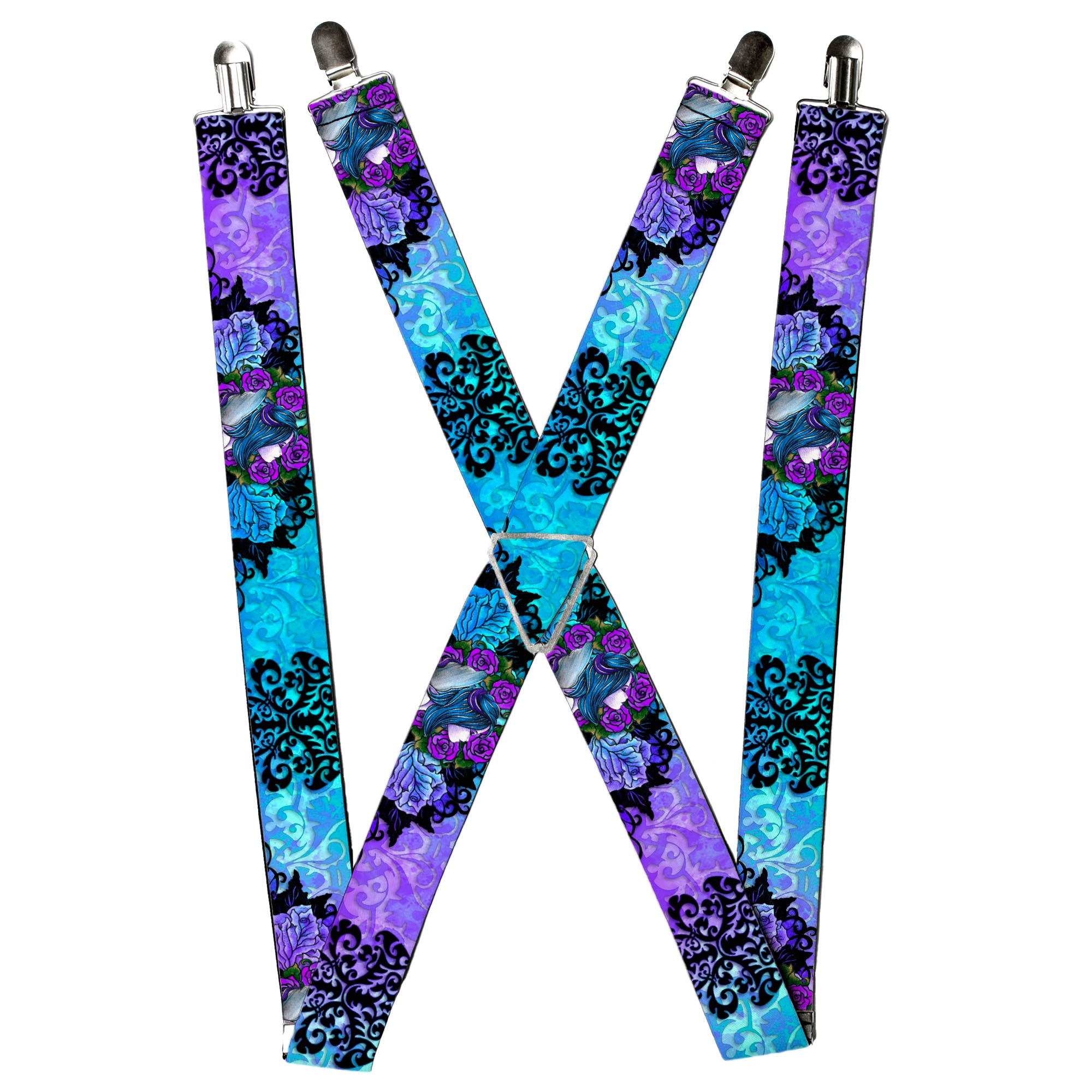 Suspenders - Tattoo Johnny-Fairy Blue Hair