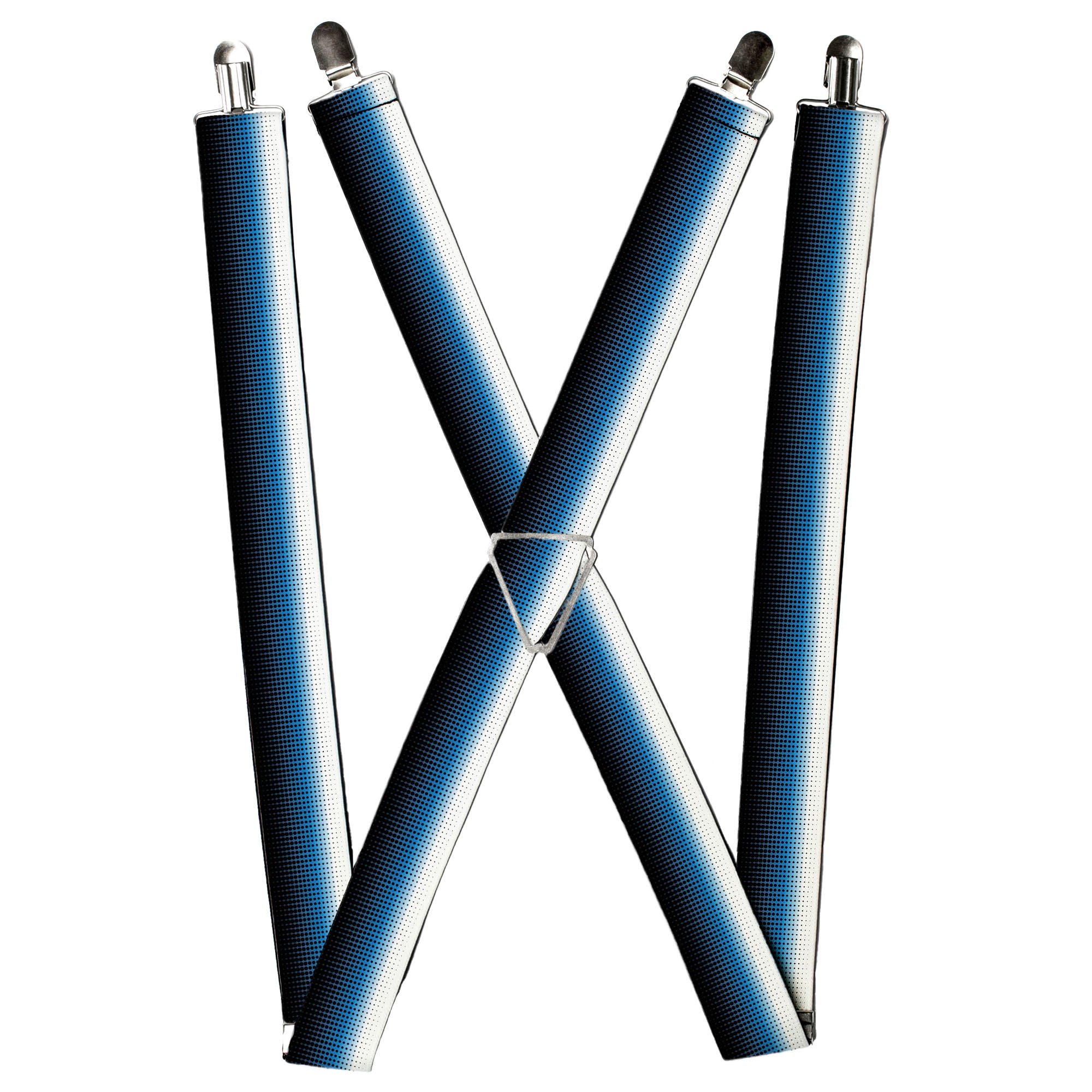 Suspenders - Transitioning Dots White/Blue/Black