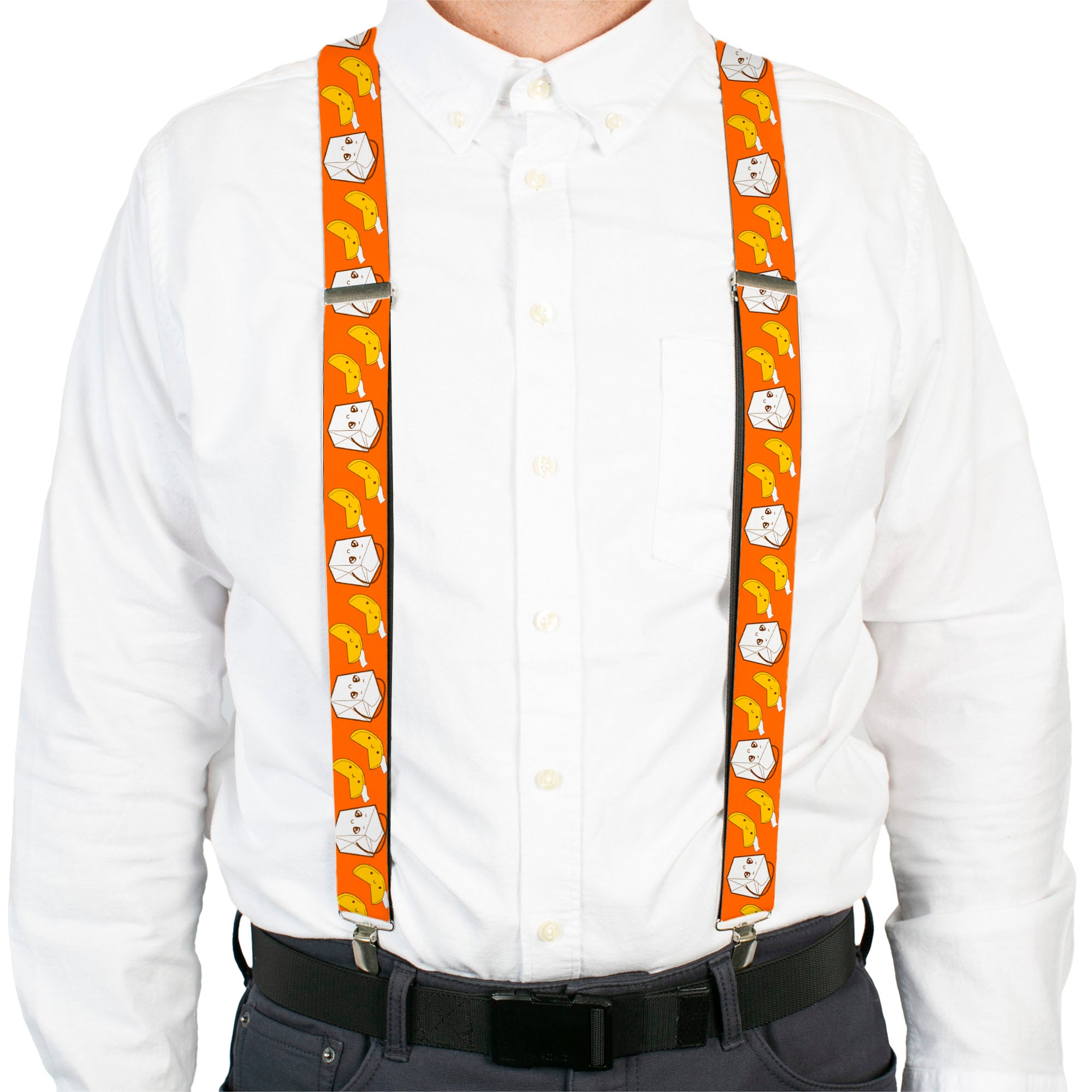 Suspenders - Take Out/Fortune Cookies Orange