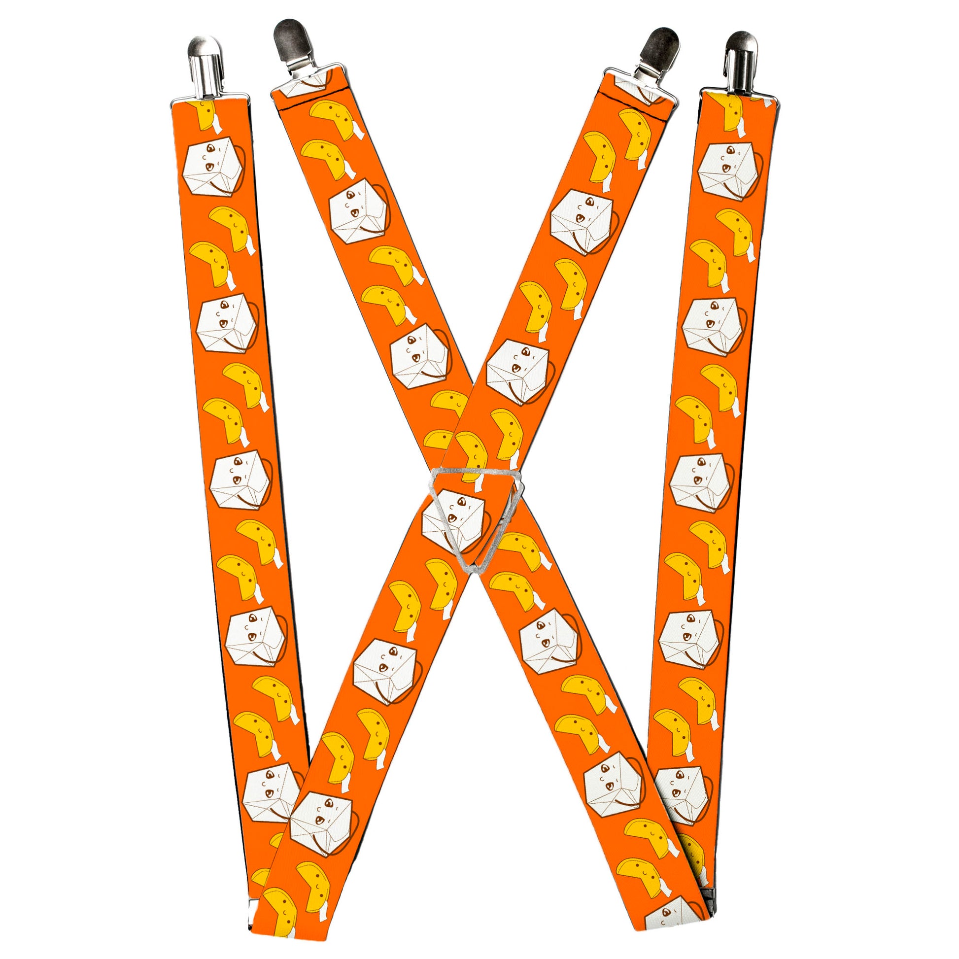 Suspenders - Take Out/Fortune Cookies Orange Suspenders Buckle-Down
