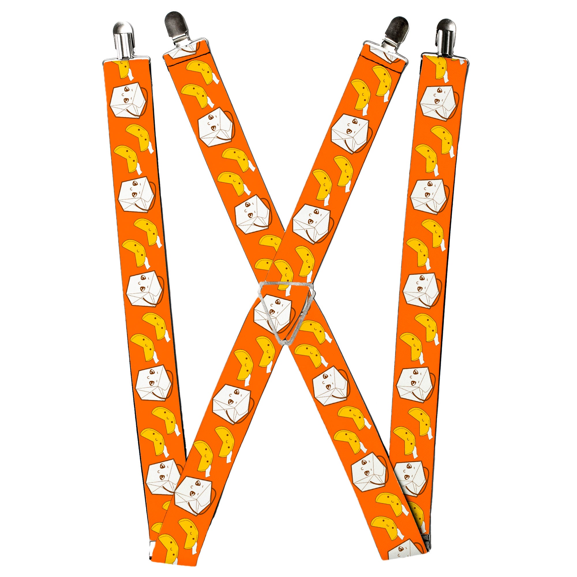 Suspenders - Take Out/Fortune Cookies Orange