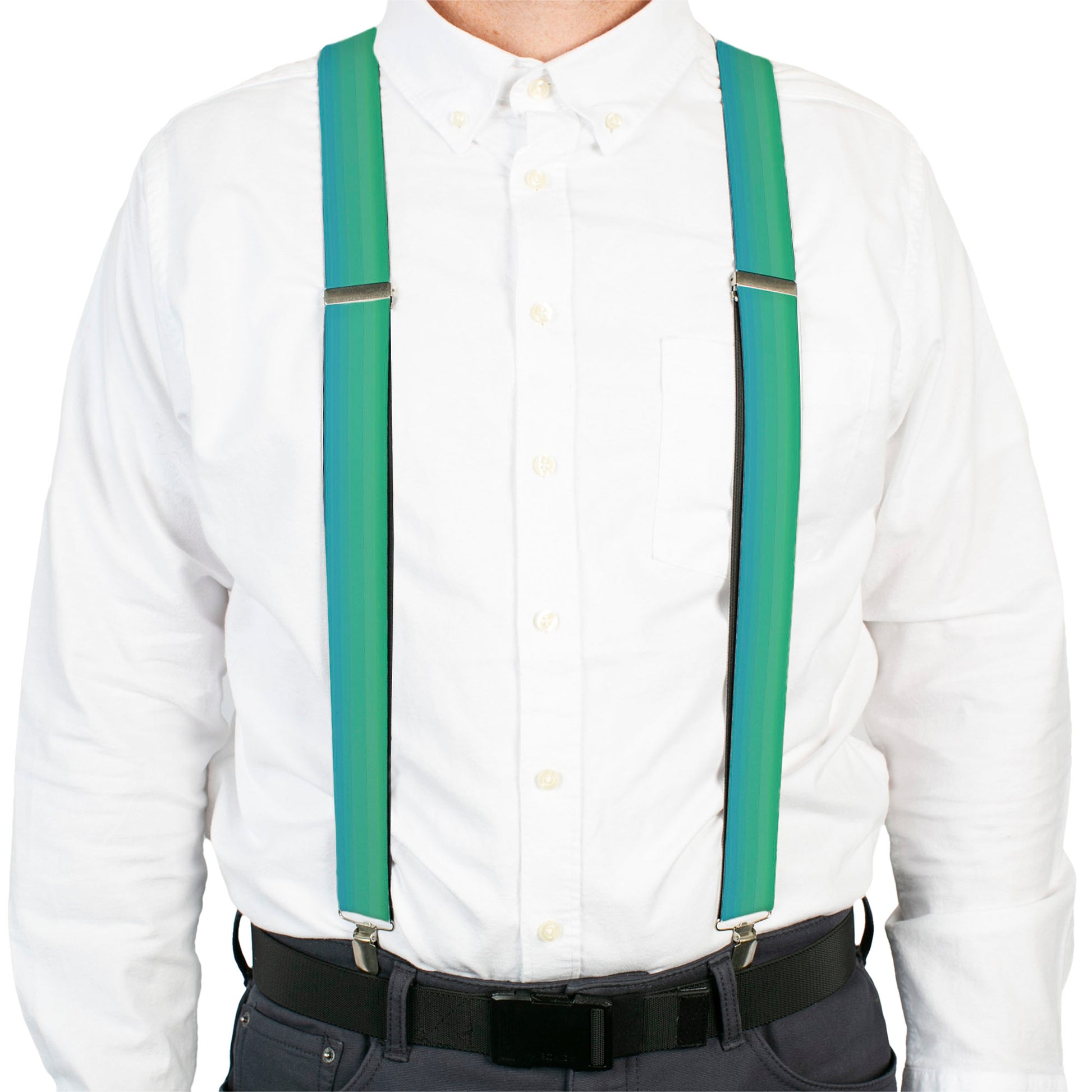 Suspenders - Teal Ombre Suspenders Buckle-Down