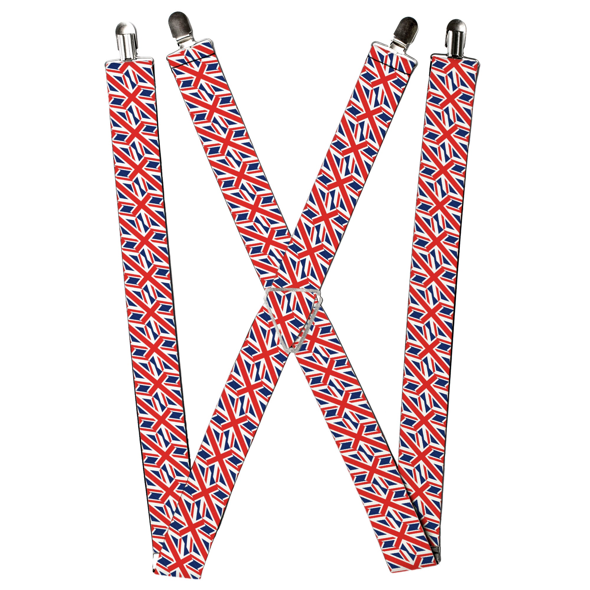 Suspenders - United Kingdom Flags Diagonal