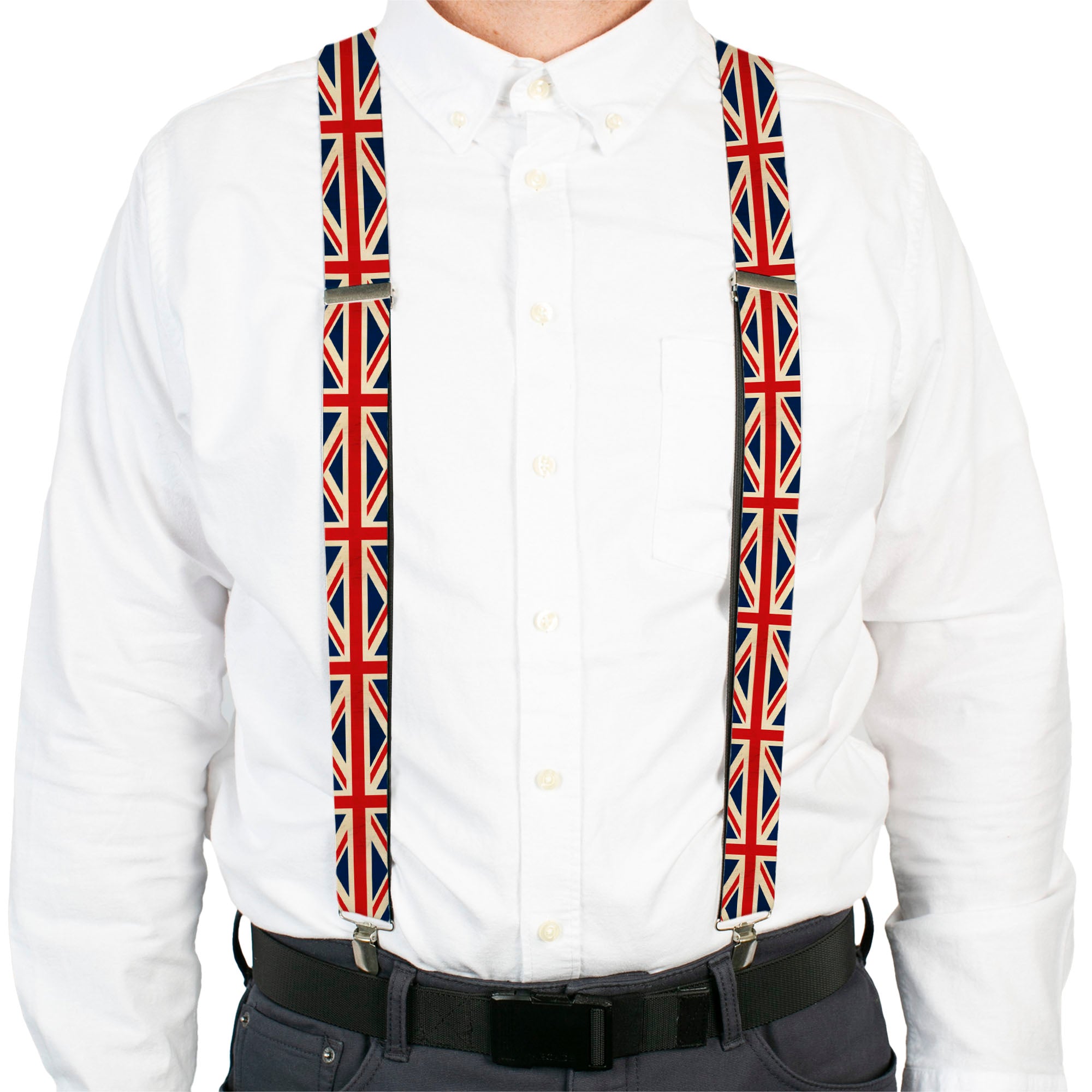 Suspenders - Vintage United Kingdom Flags
