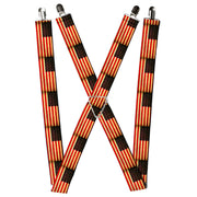 Suspenders - 1.5" - Vintage US Flag Repeat Suspenders Buckle-Down