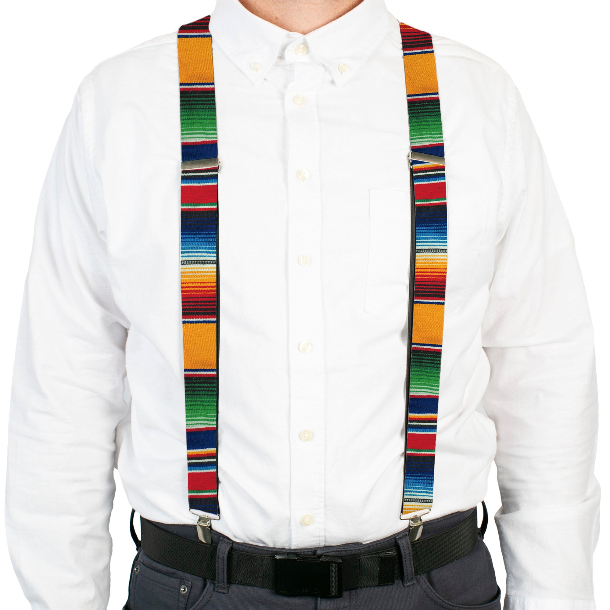 Suspenders - Zarape2 Vertical Multi Color Stripe
